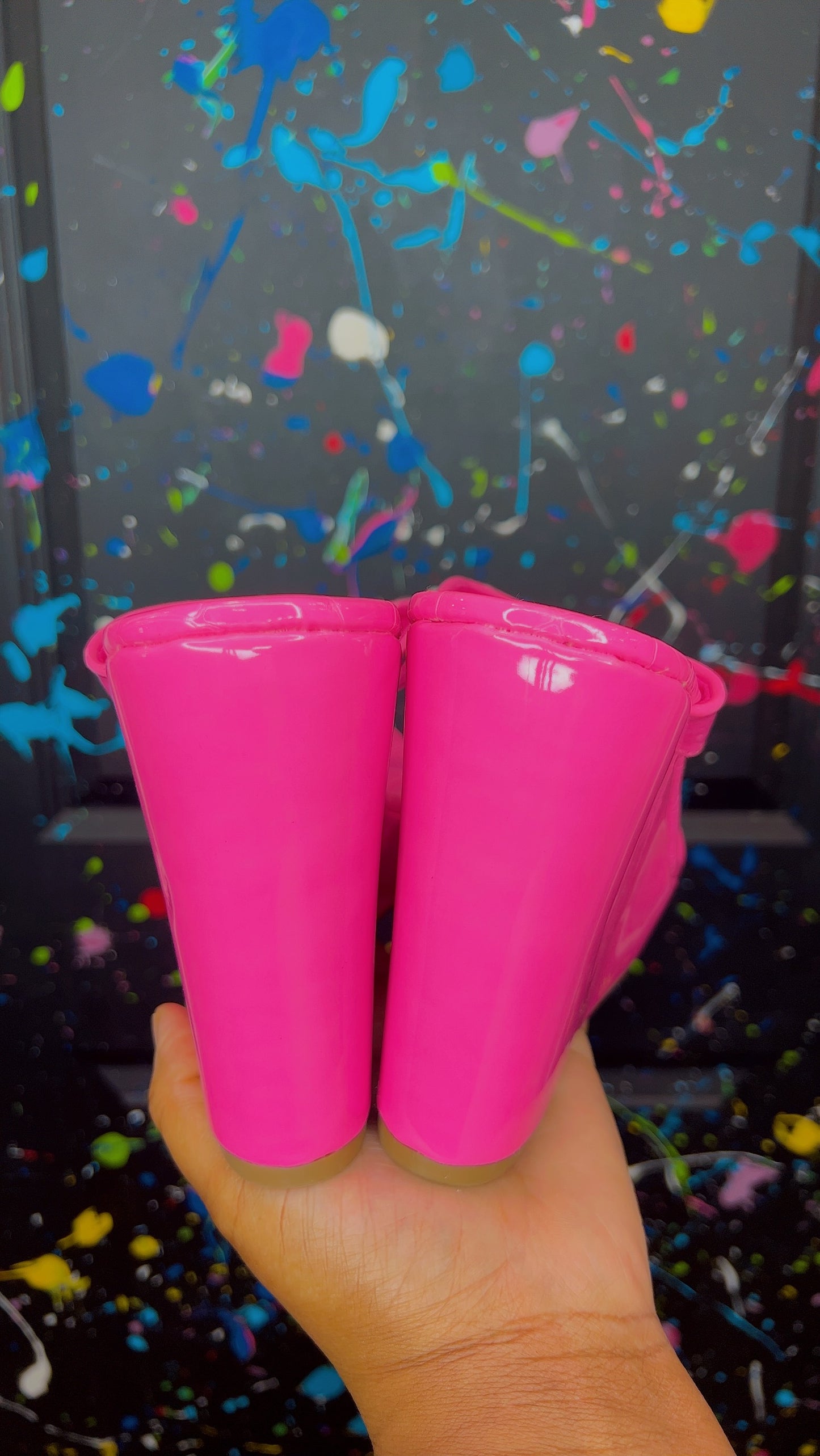 Pink Never Worn Thong Platforms (11)