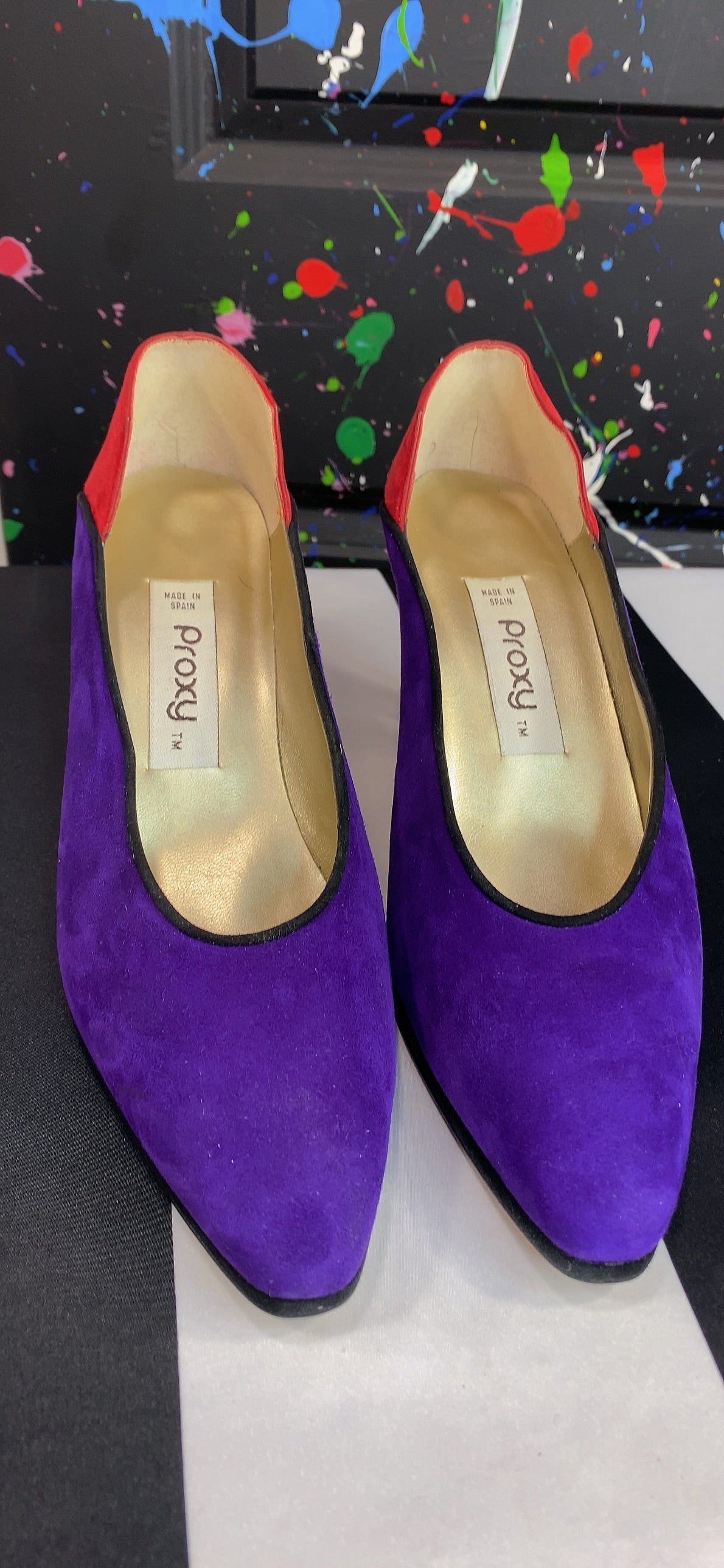 Vintage Proxy Colorblock Heels (9)