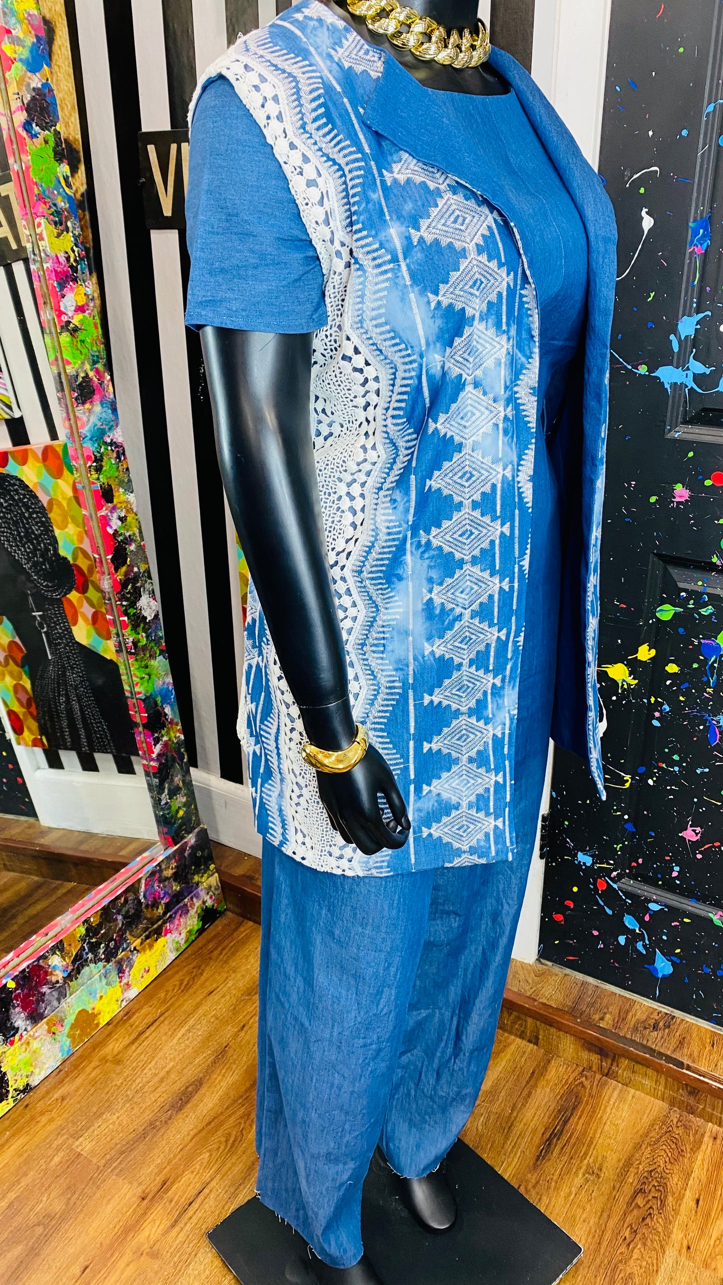 Vintage Denim Jumpsuit & Duster (14)