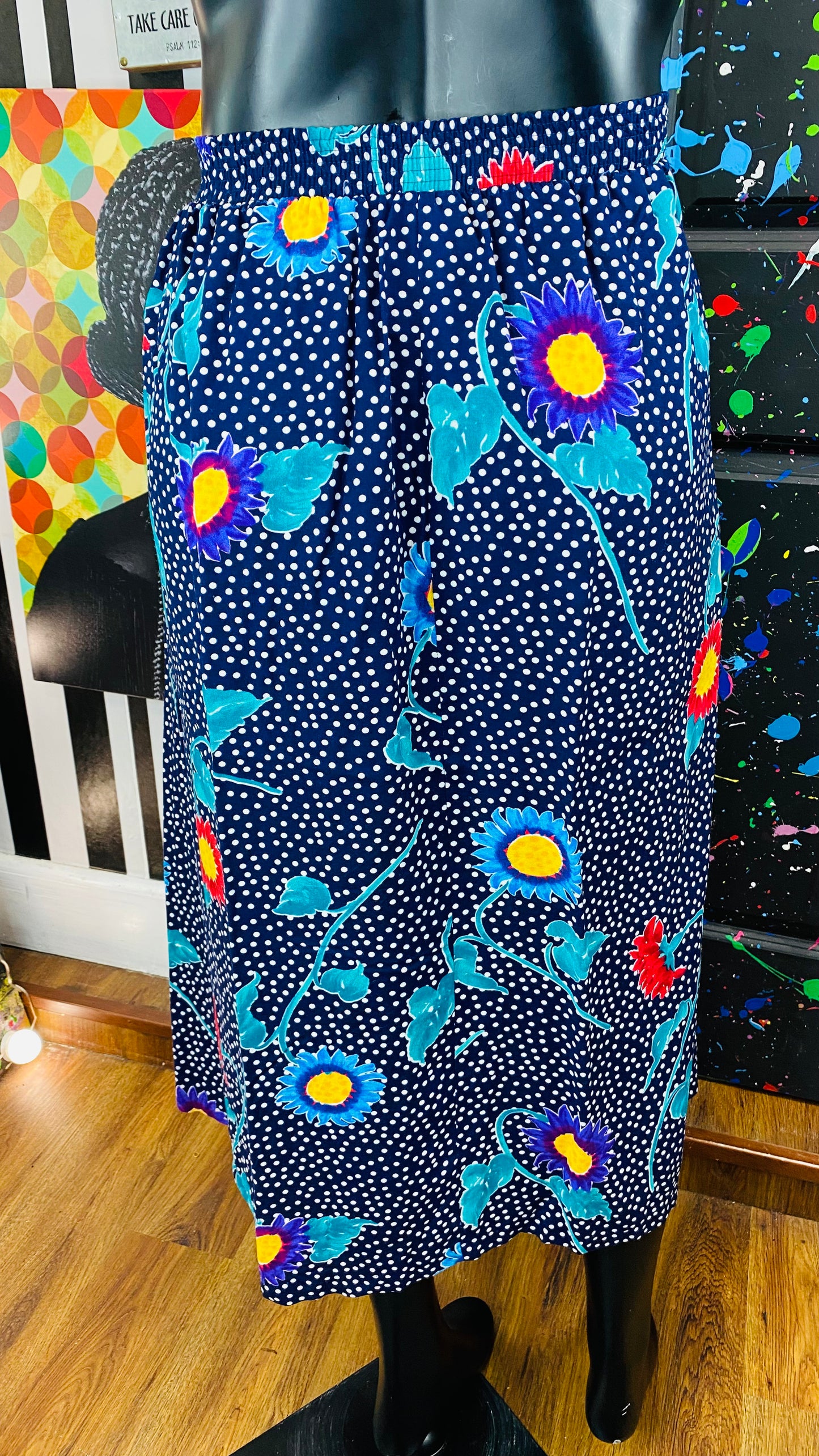 Vintage TR Bentley Polkadot Skirt