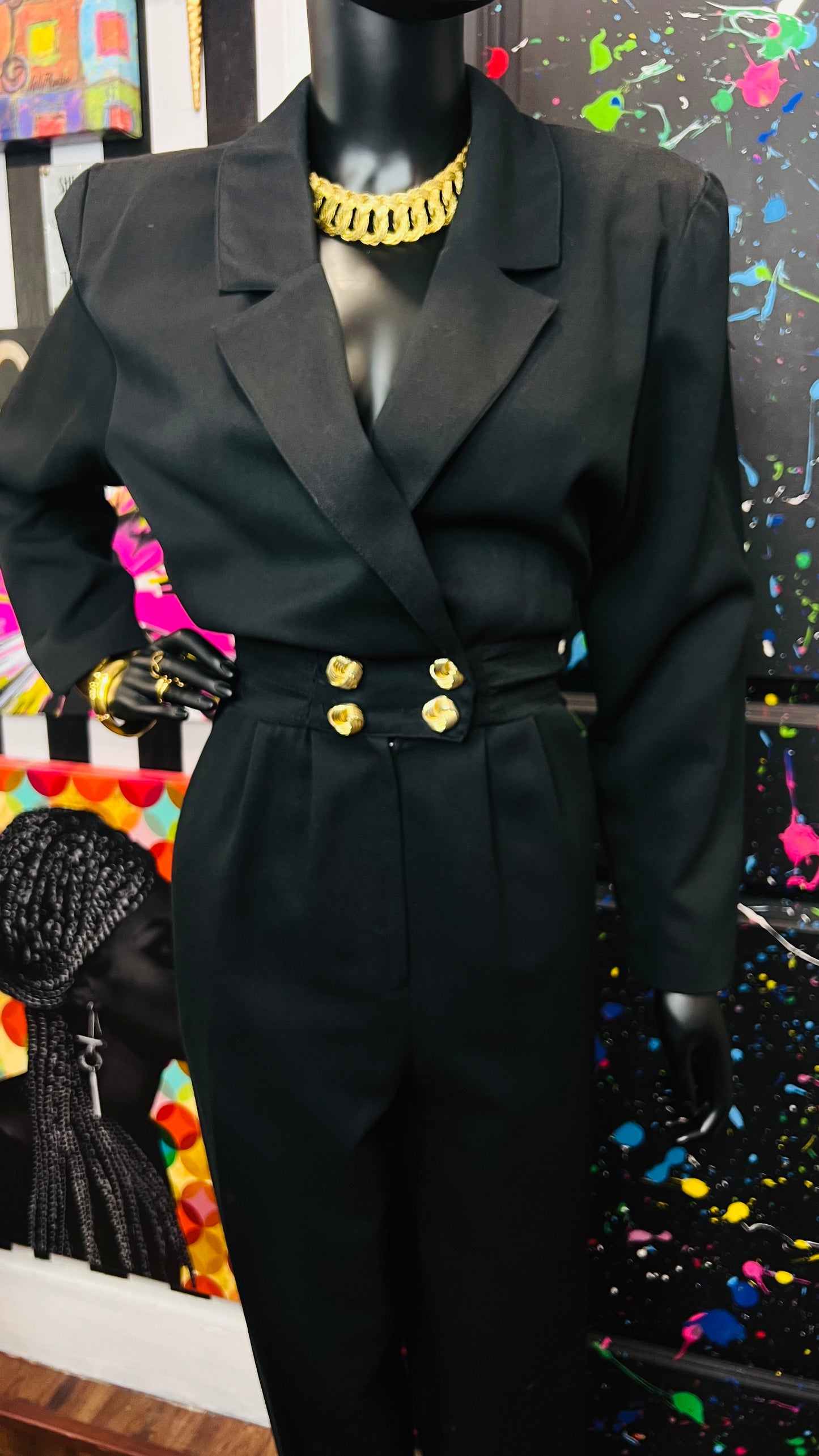 Vintage Black Jumpsuit (12)