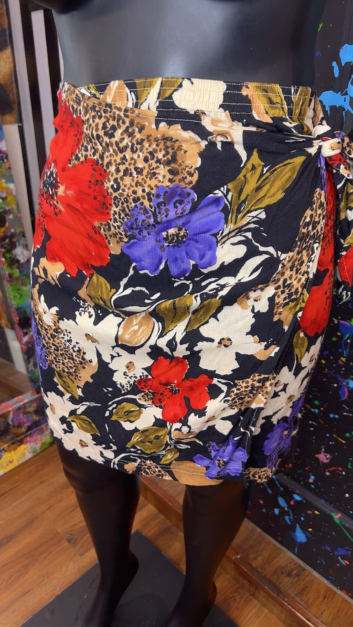 Vintage Deadstock Carole Little Sarong Skirt (14)
