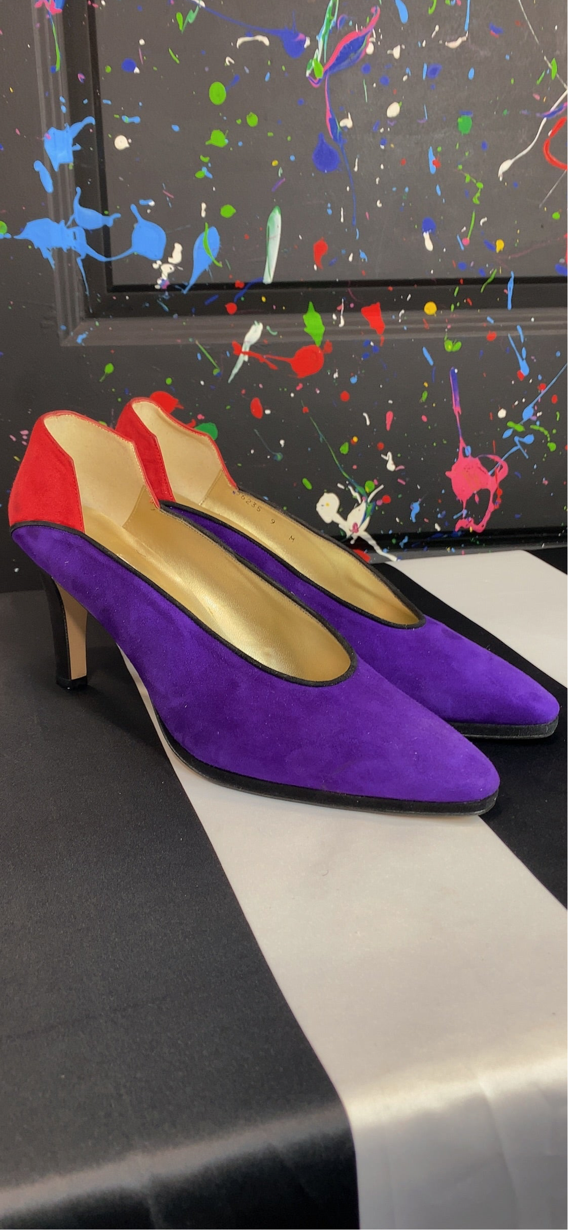 Vintage Proxy Colorblock Heels (9)