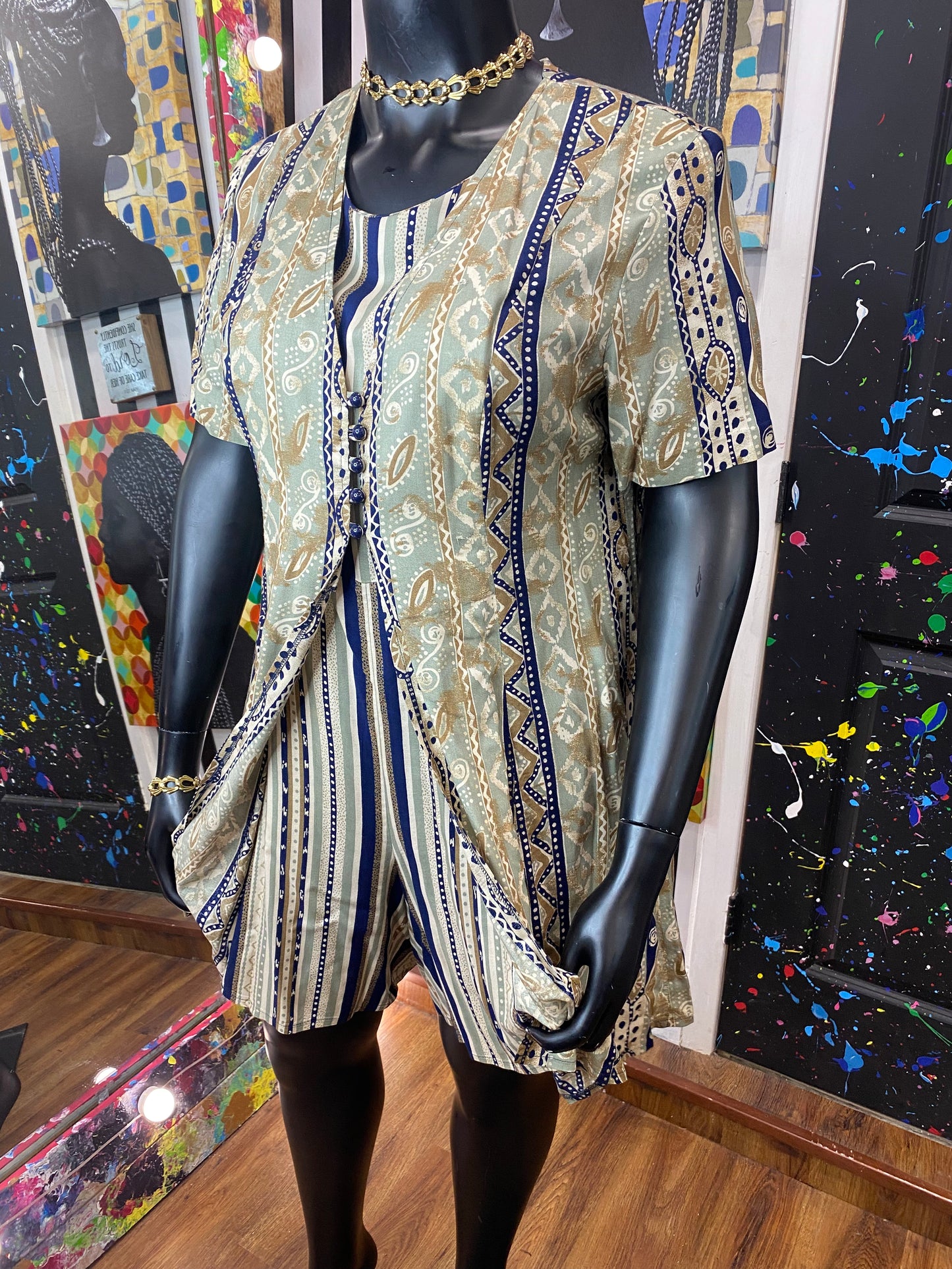 Vintage B.T.Express Shorts Romper