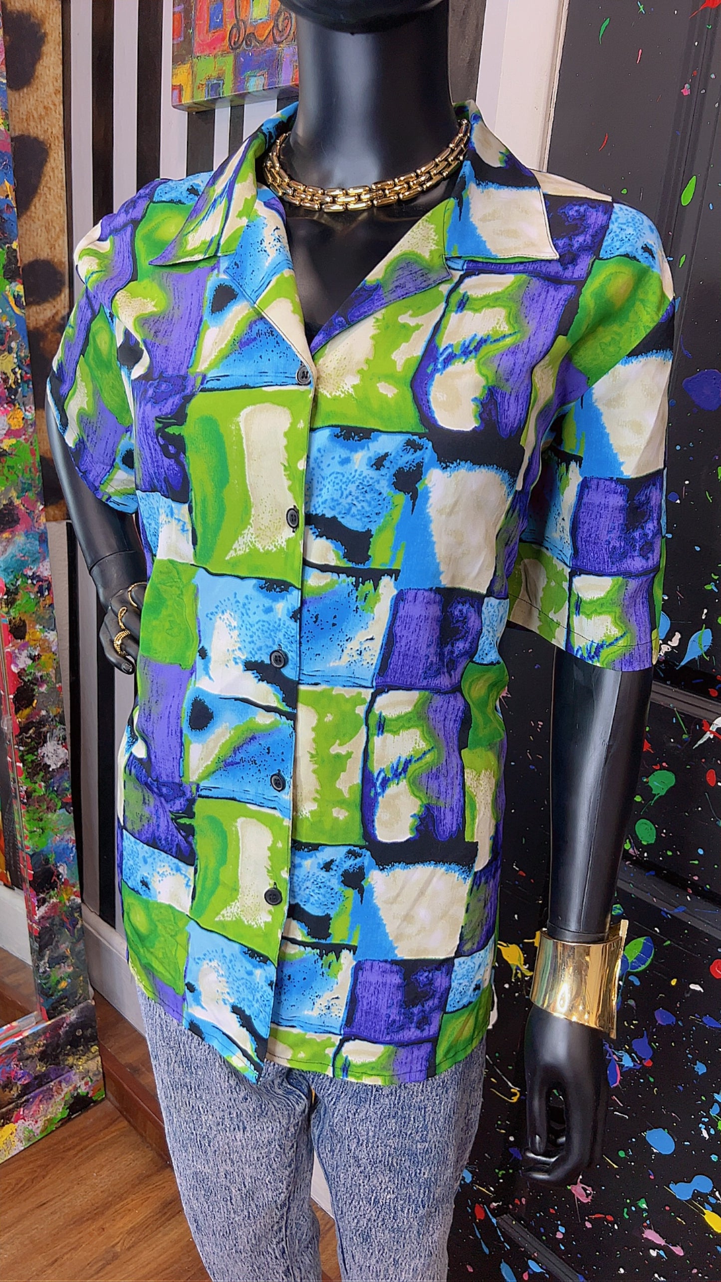 Vintage Block Blouse (18)