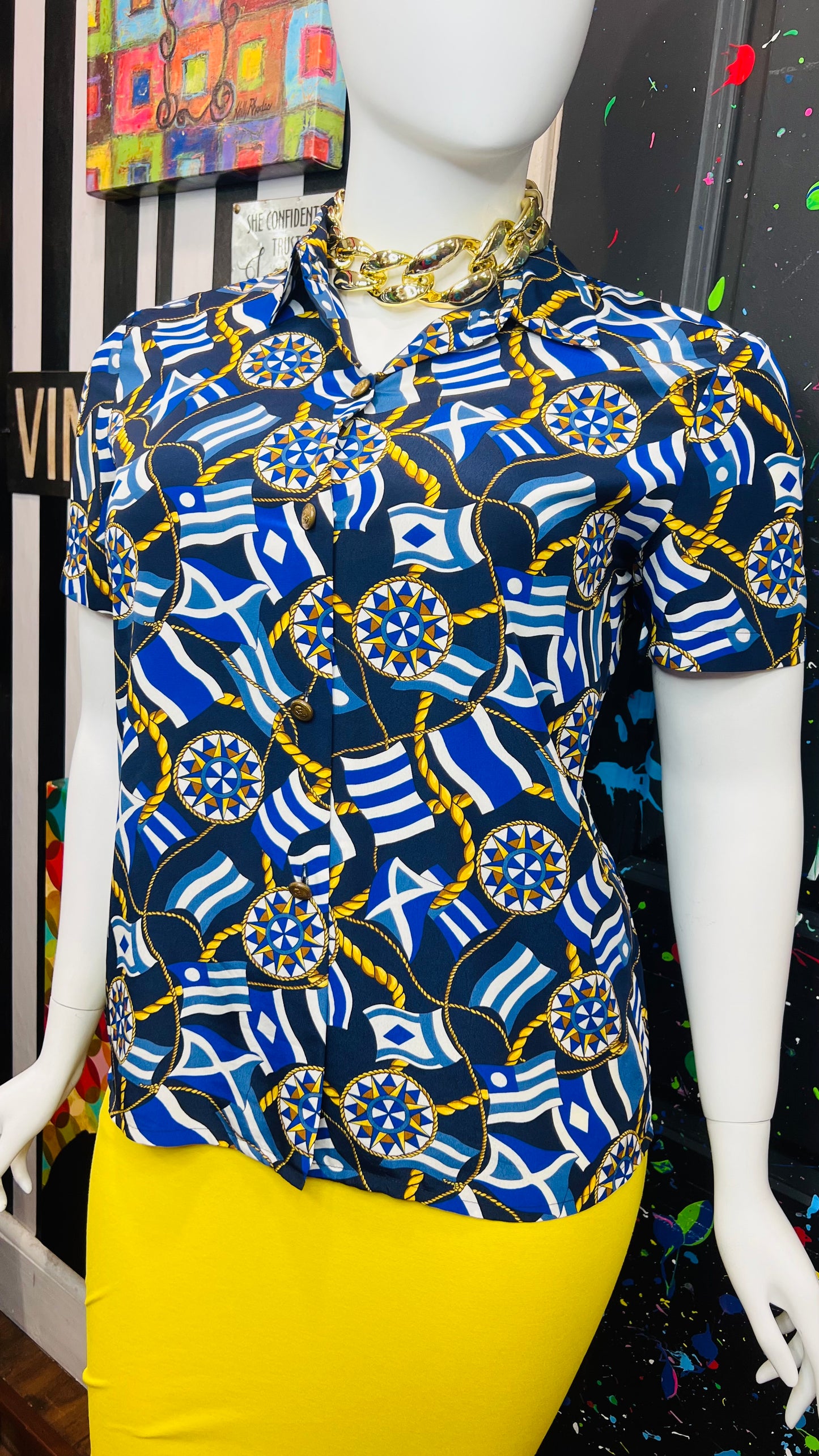 Vintage Nautical Blouse (14)
