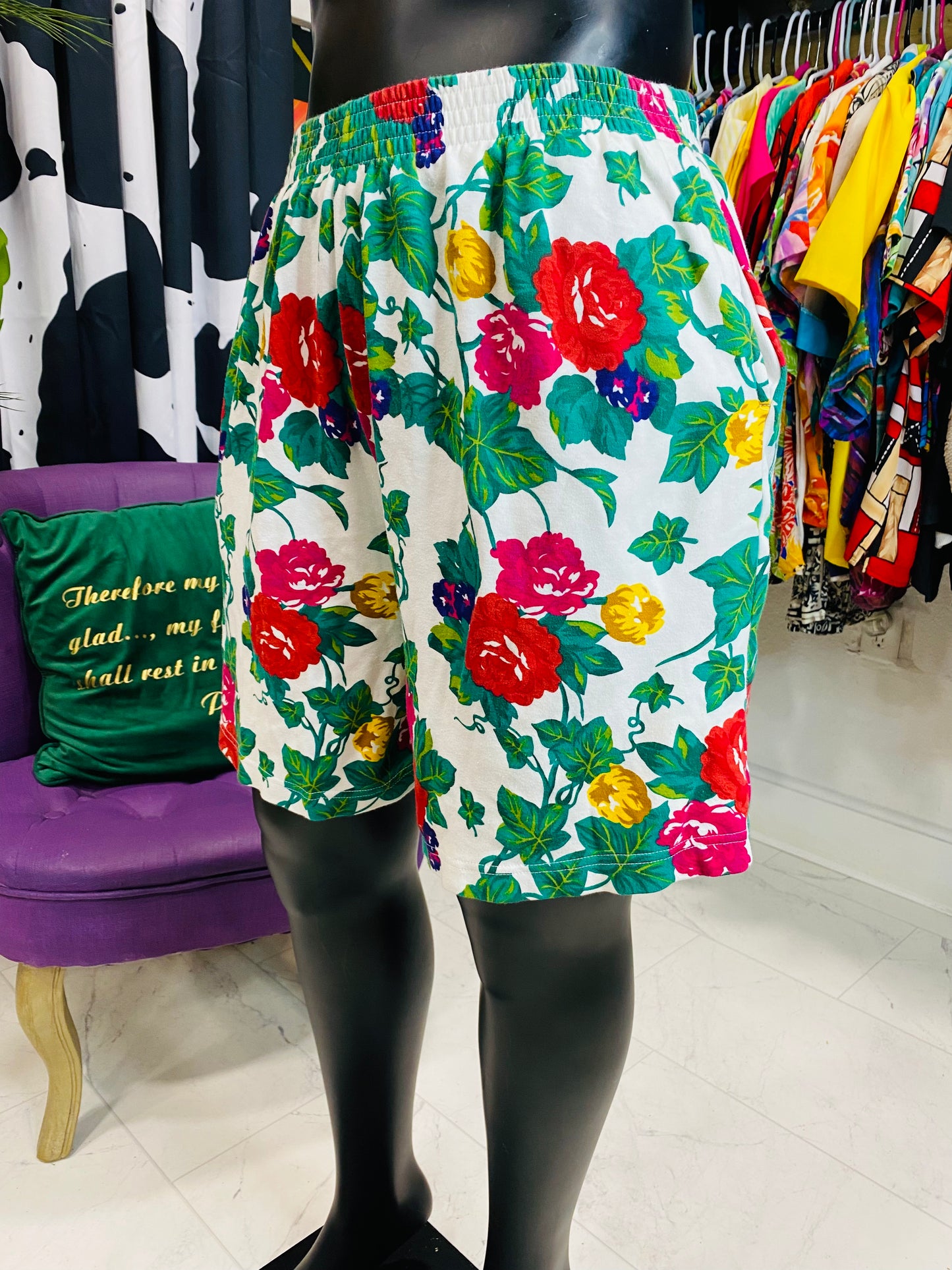 Vintage Floral Shorts