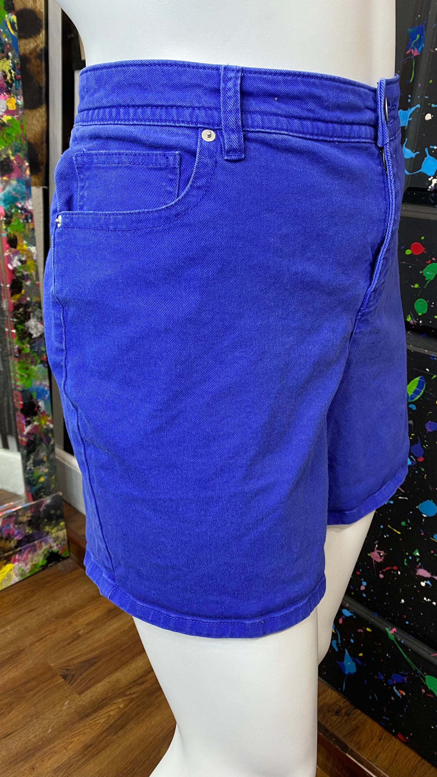 Blue Denim Shorts (20W)