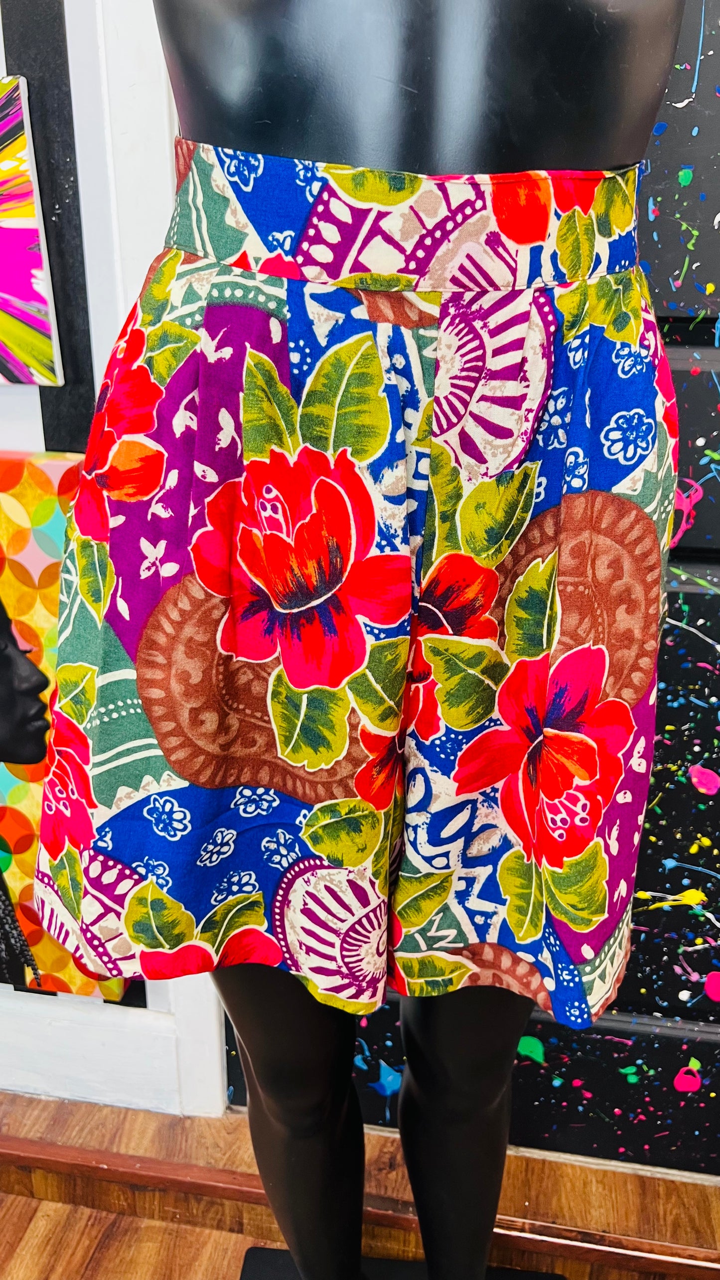 Vintage Rayon Shorts (12)