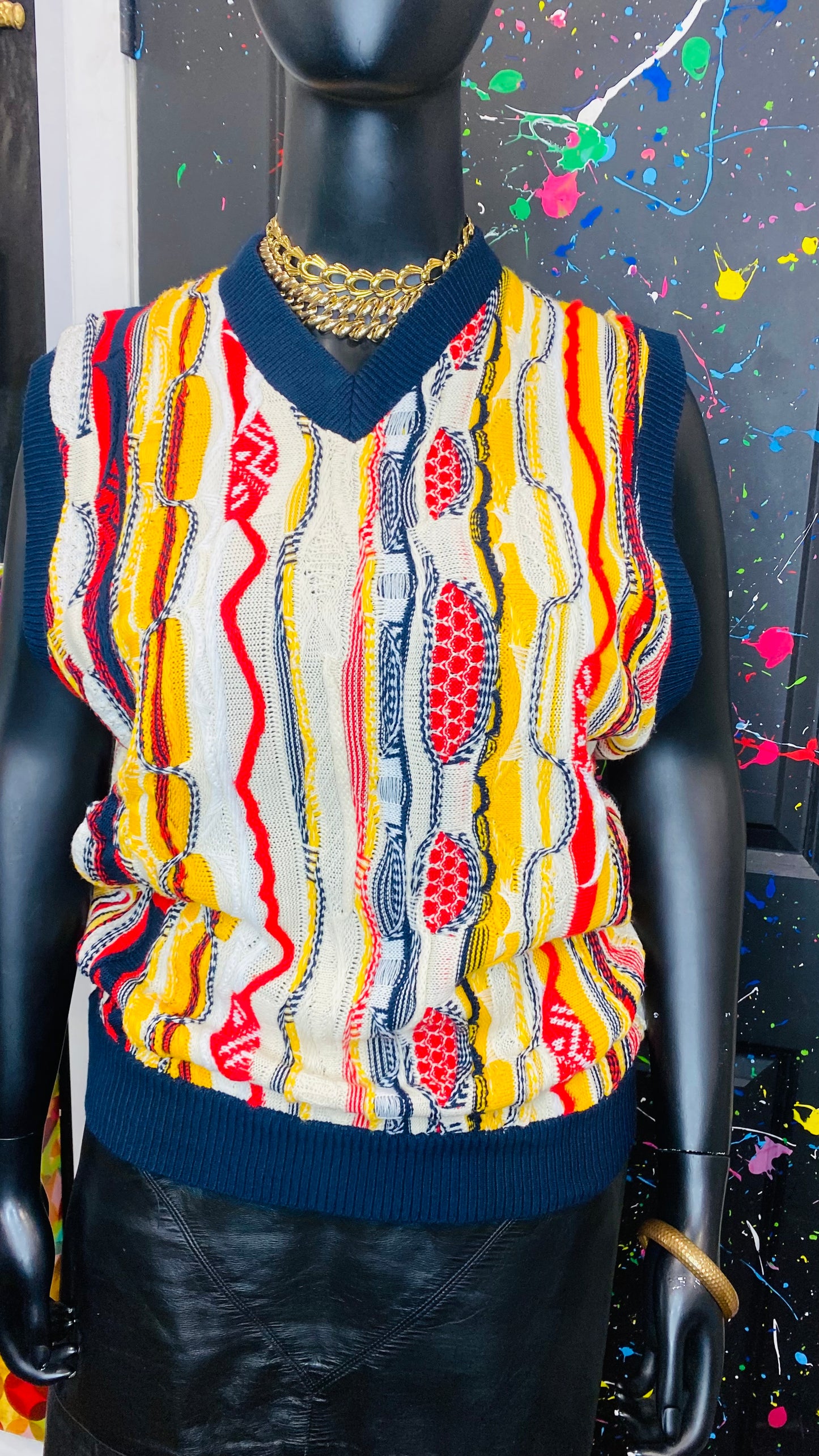 Vintage Deadstock Coogi Style Vest (Two Sizes Available 20 & 22)