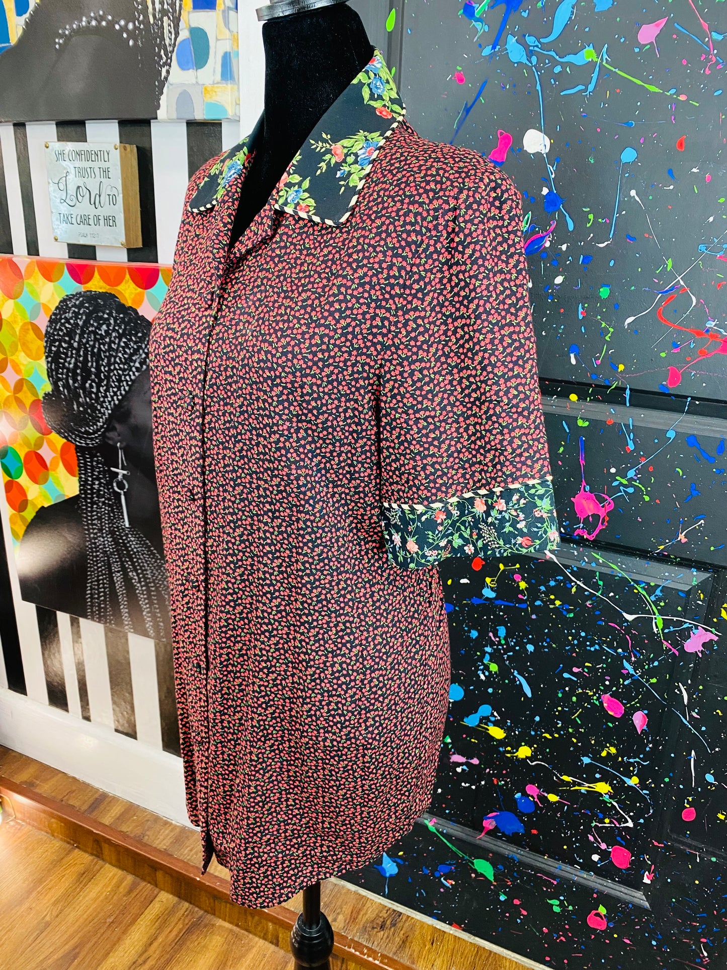 Vintage Short Sleeve Blouse