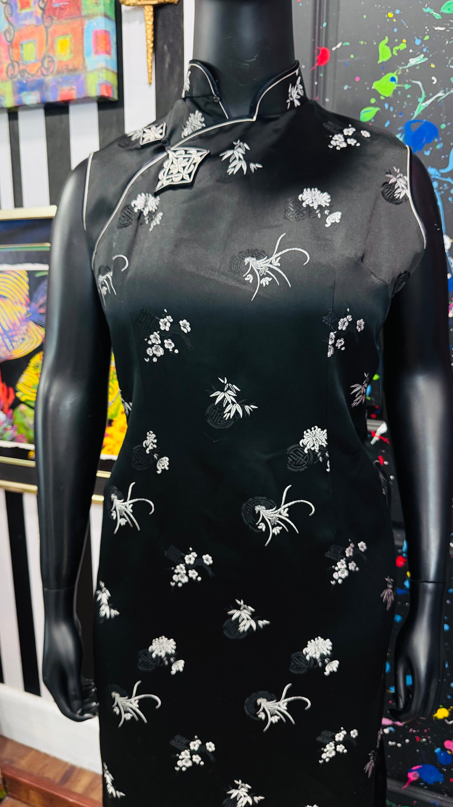 Vintage Cheongsam AKA Qipao Dress (14)