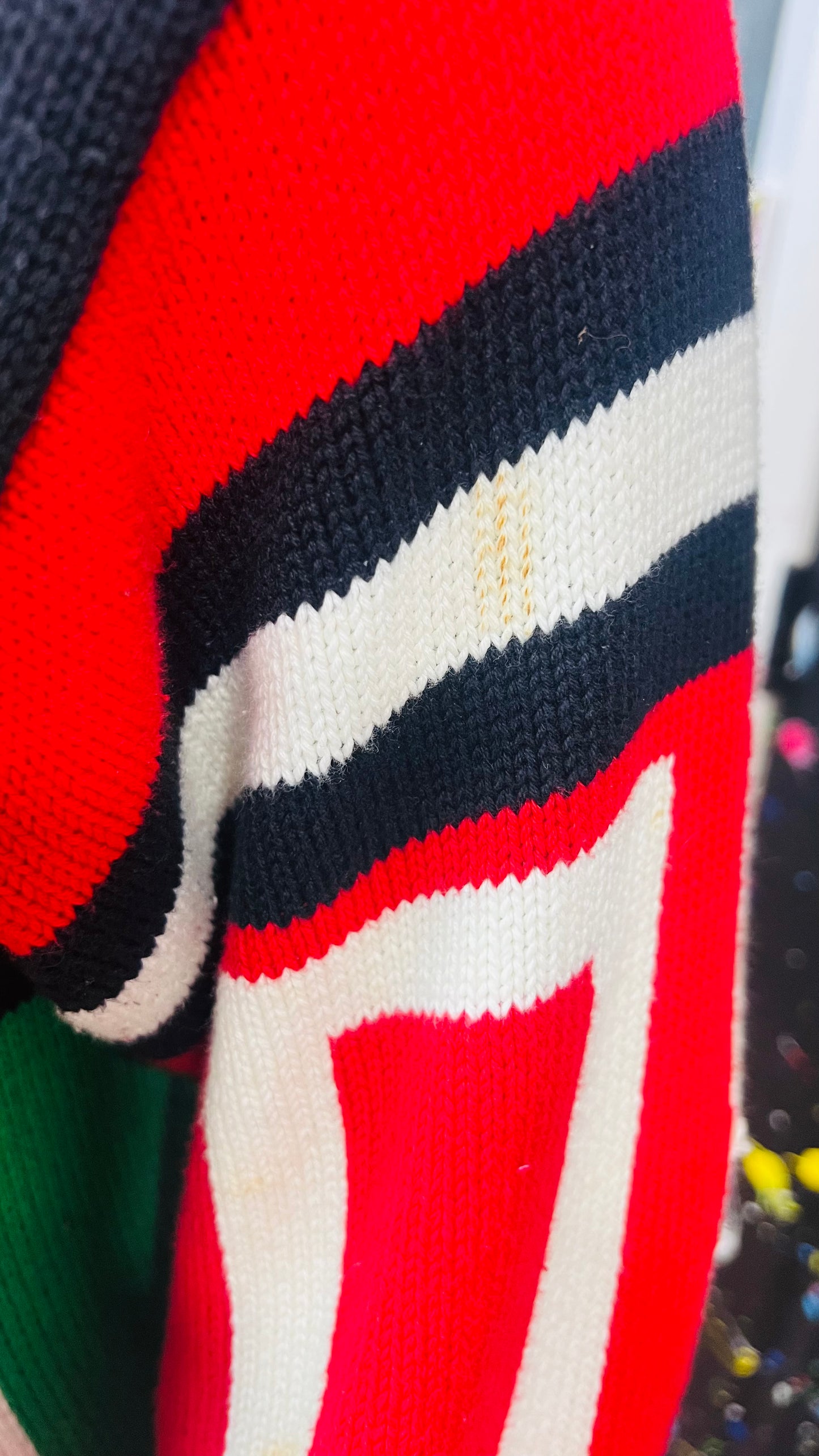 Vintage Knit Football Sweater (18/20)