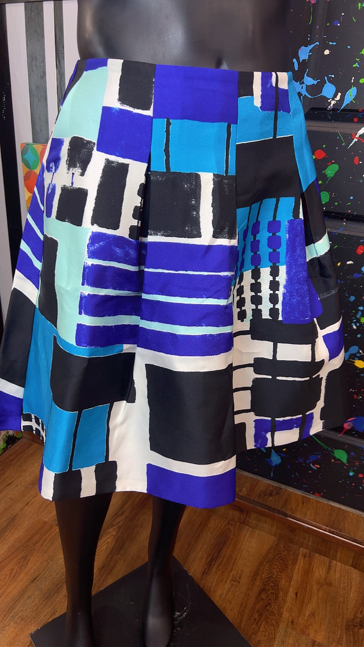 Ashley Stewart Abstract Circle Skirt (18)