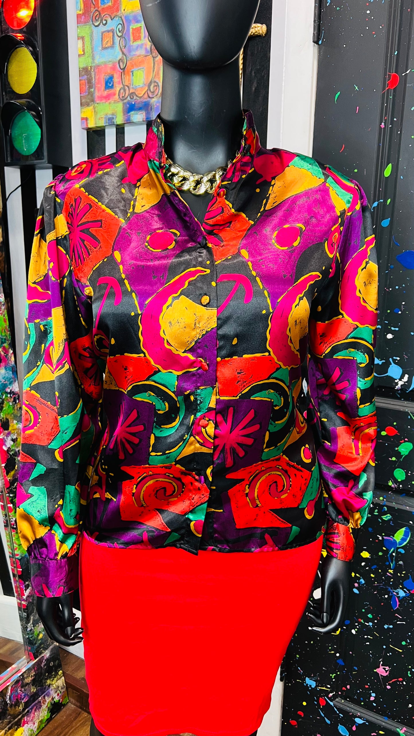 Vintage Abstract Blouse (14)