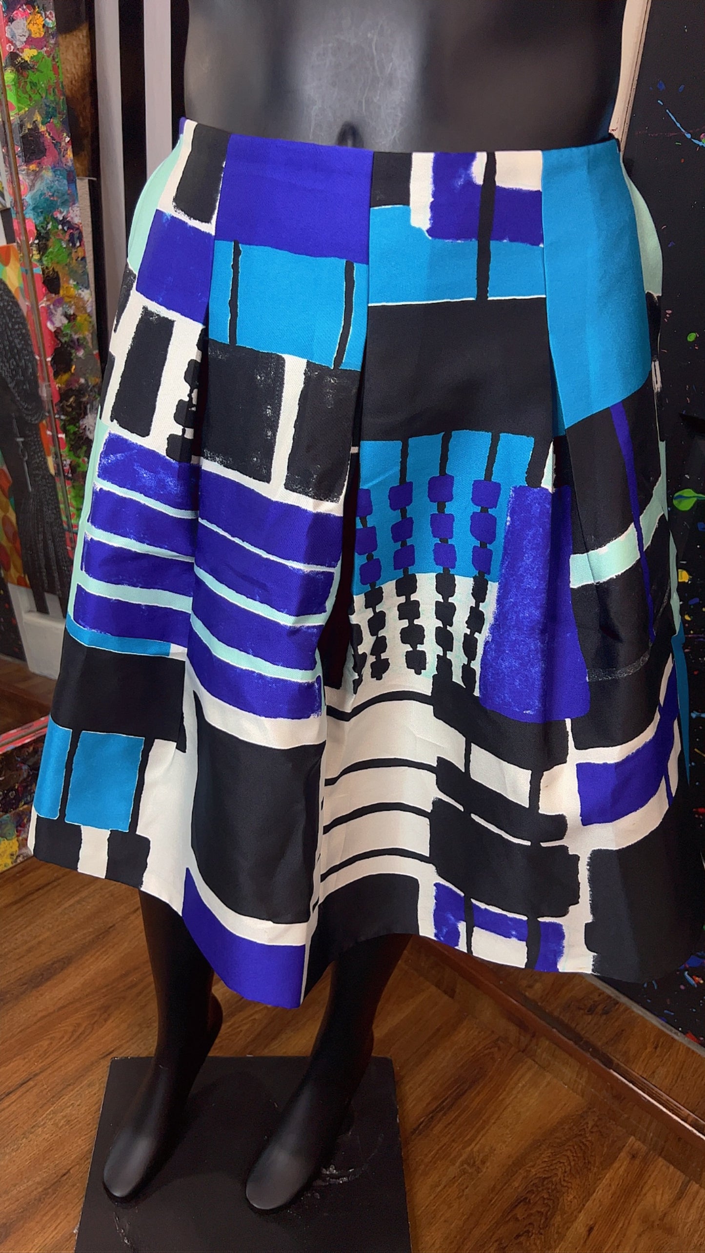Ashley Stewart Abstract Circle Skirt (18)