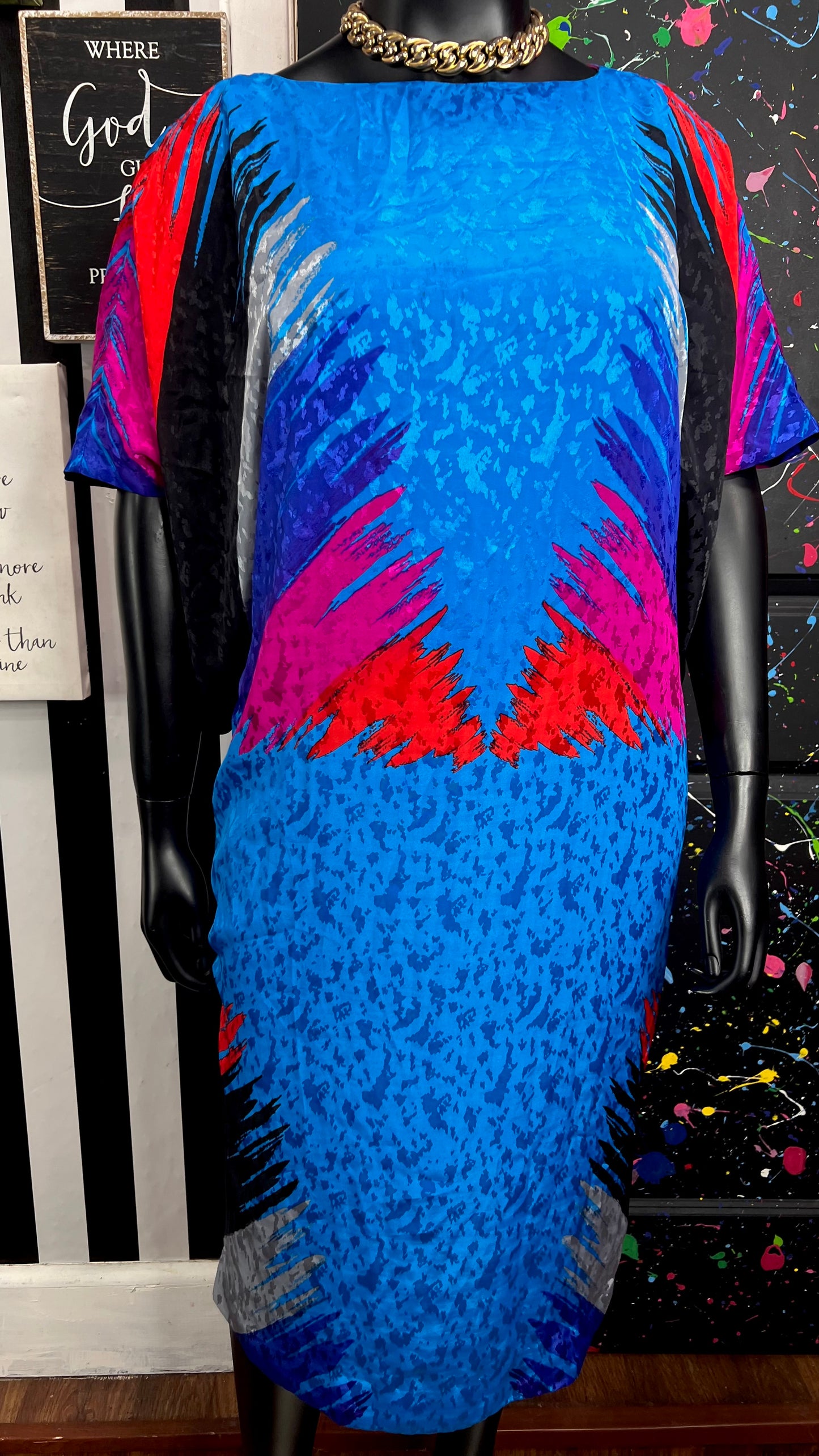 Vintage Kaftan Style Dress (12)