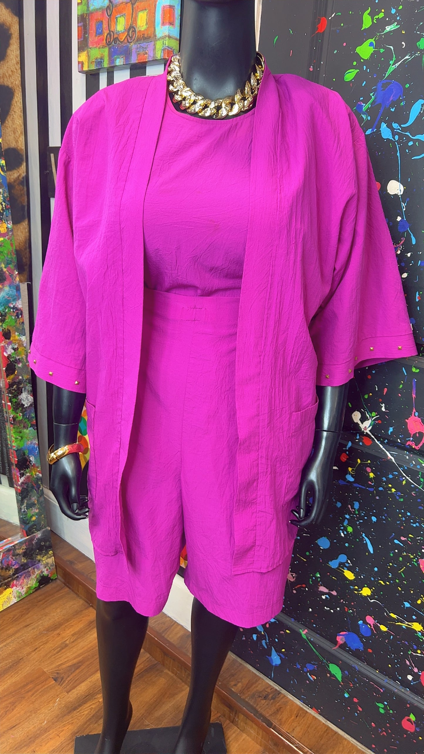 Vintage Shorts Set w/ Matching Duster (24W)