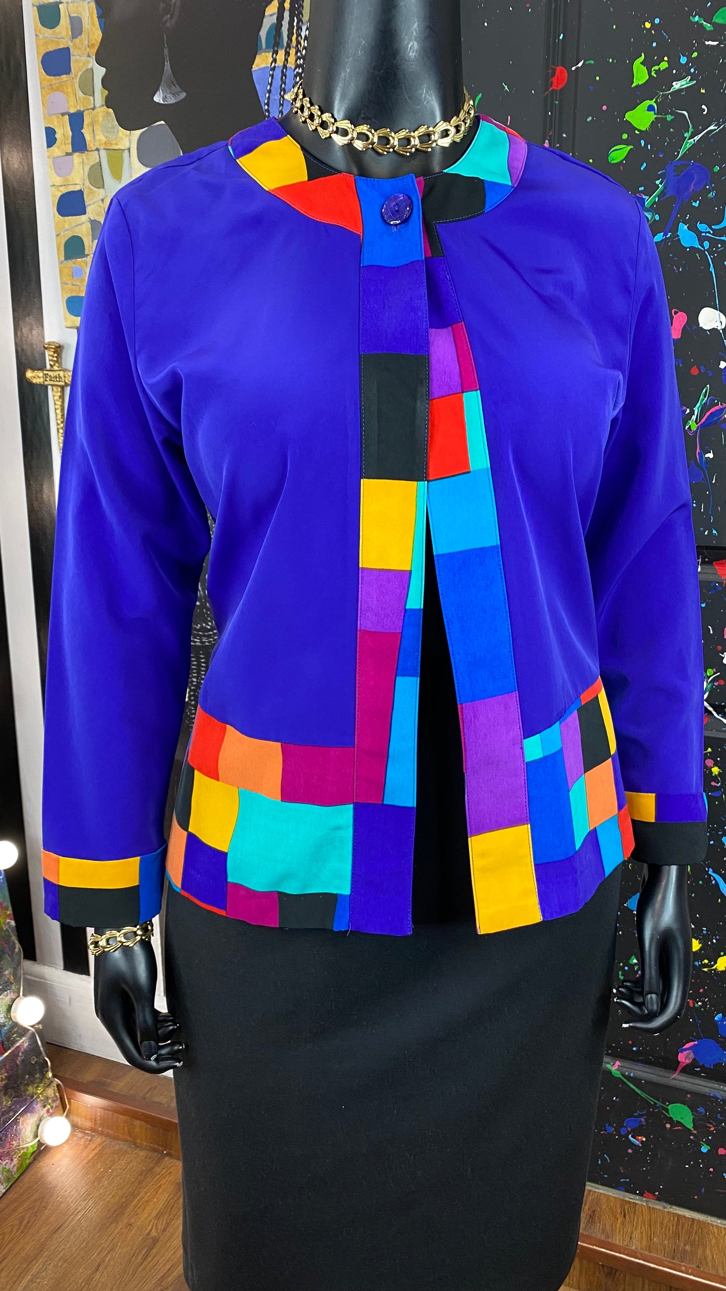 Peter Popovitch 1 Button Blazer