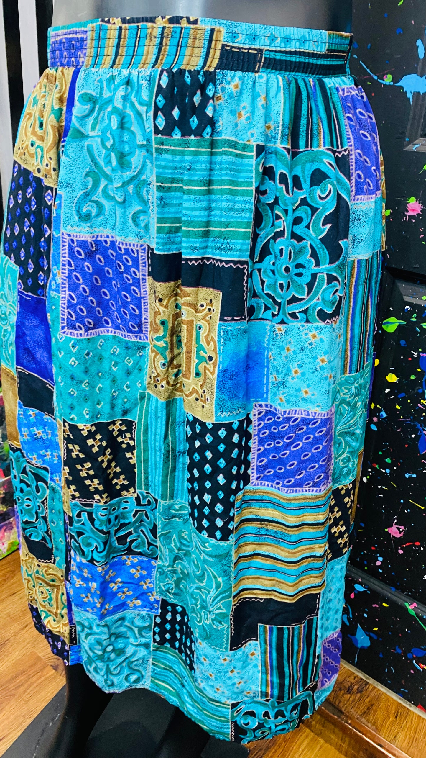 Vintage Rayon Skirt (16/18)