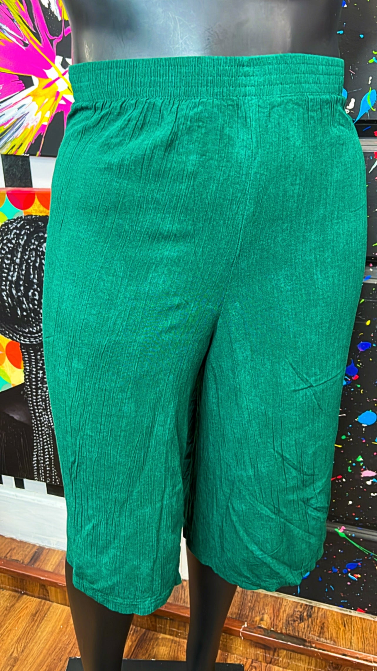 Vintage Hunter Green Culotte Shorts (22)