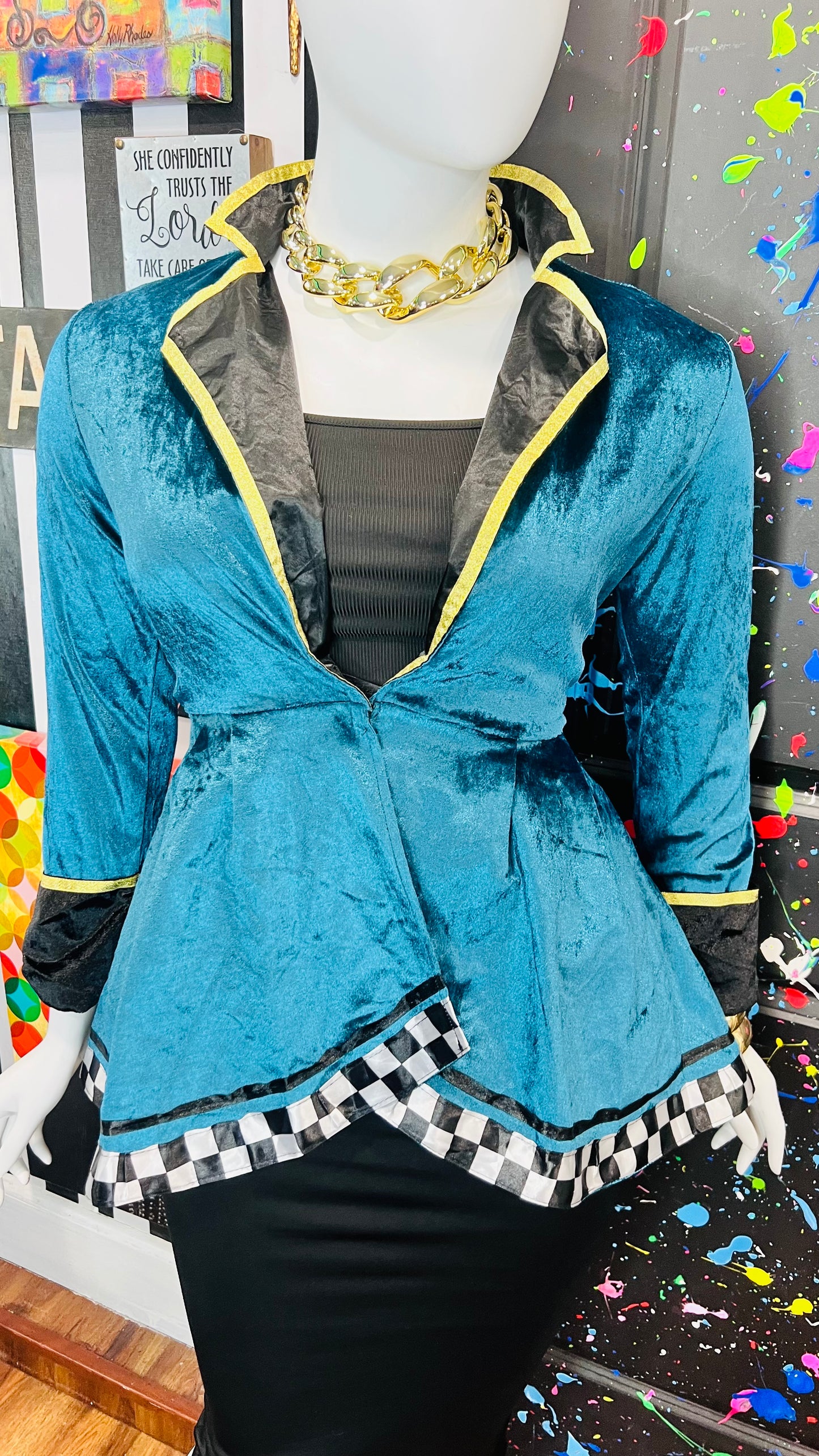 Teal & Gold Blazer (16)