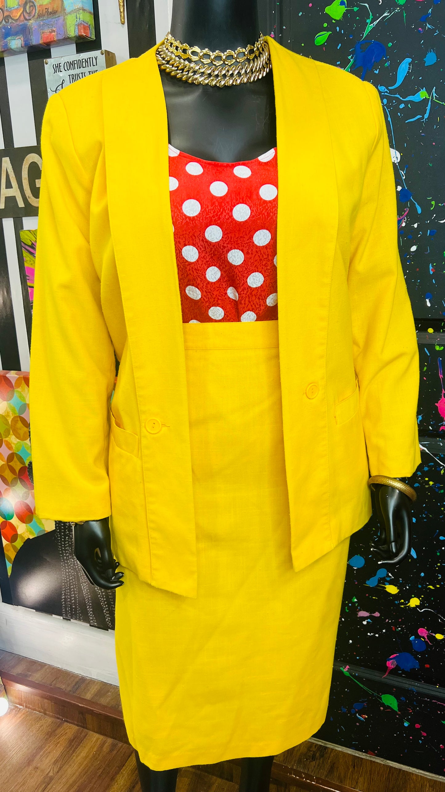 Vintage Diana Marco Suit (22W)