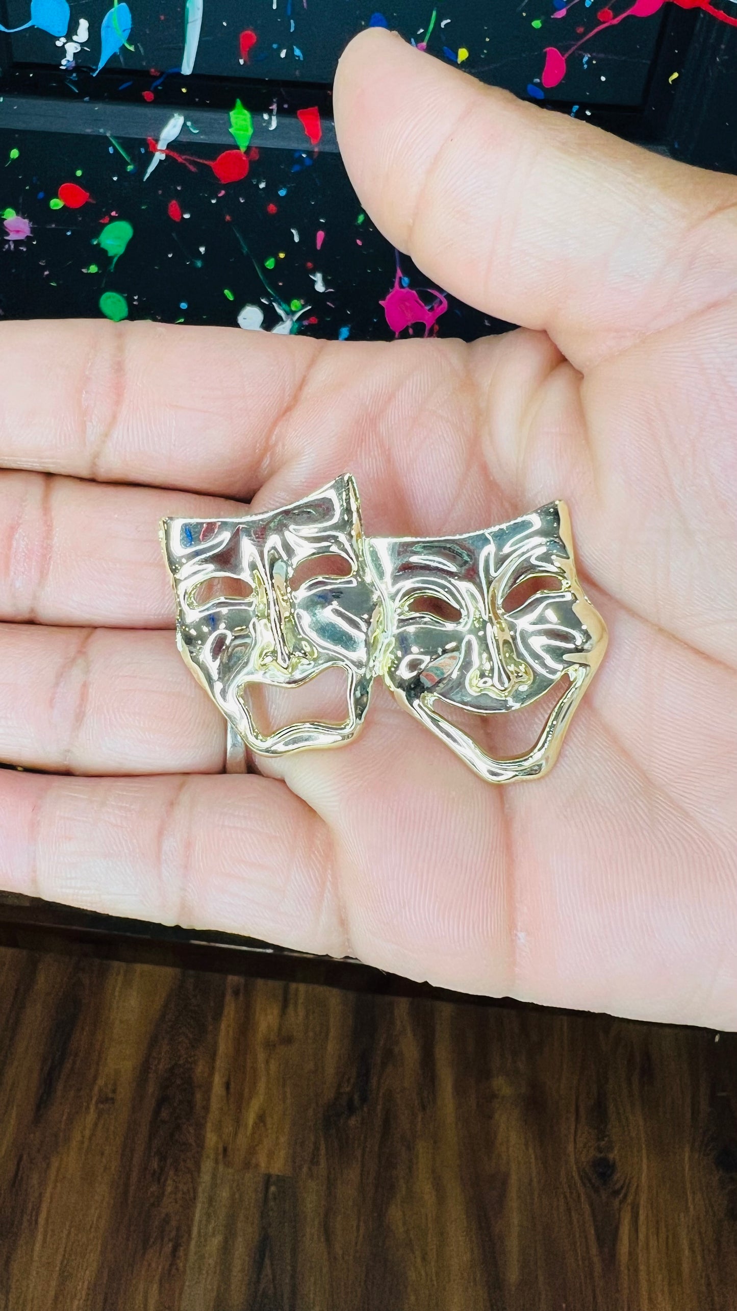 Vintage Drama Brooch Pin