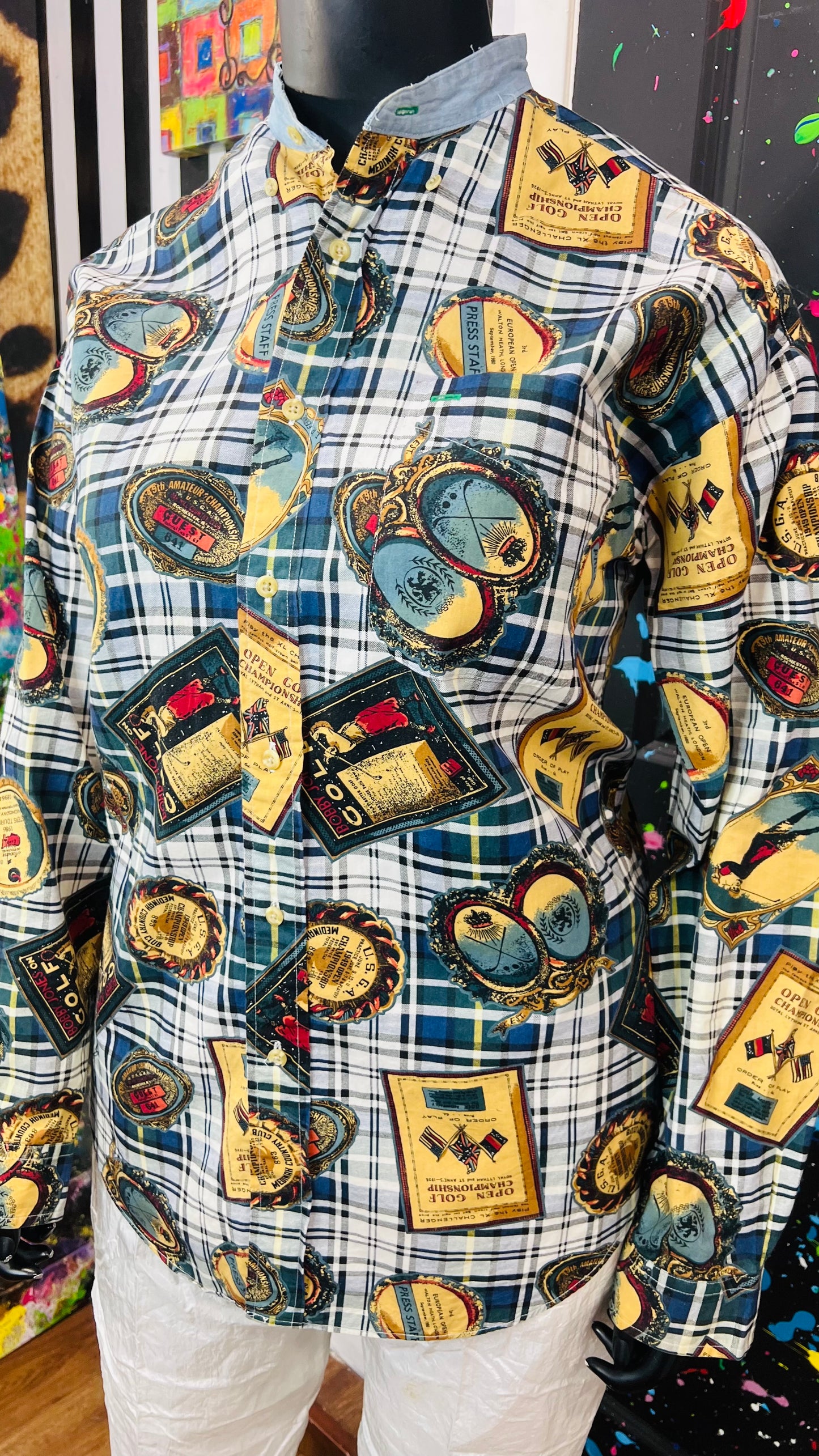 Vintage Tommy Hilfiger Nautical Long Sleeve Blouse (18)