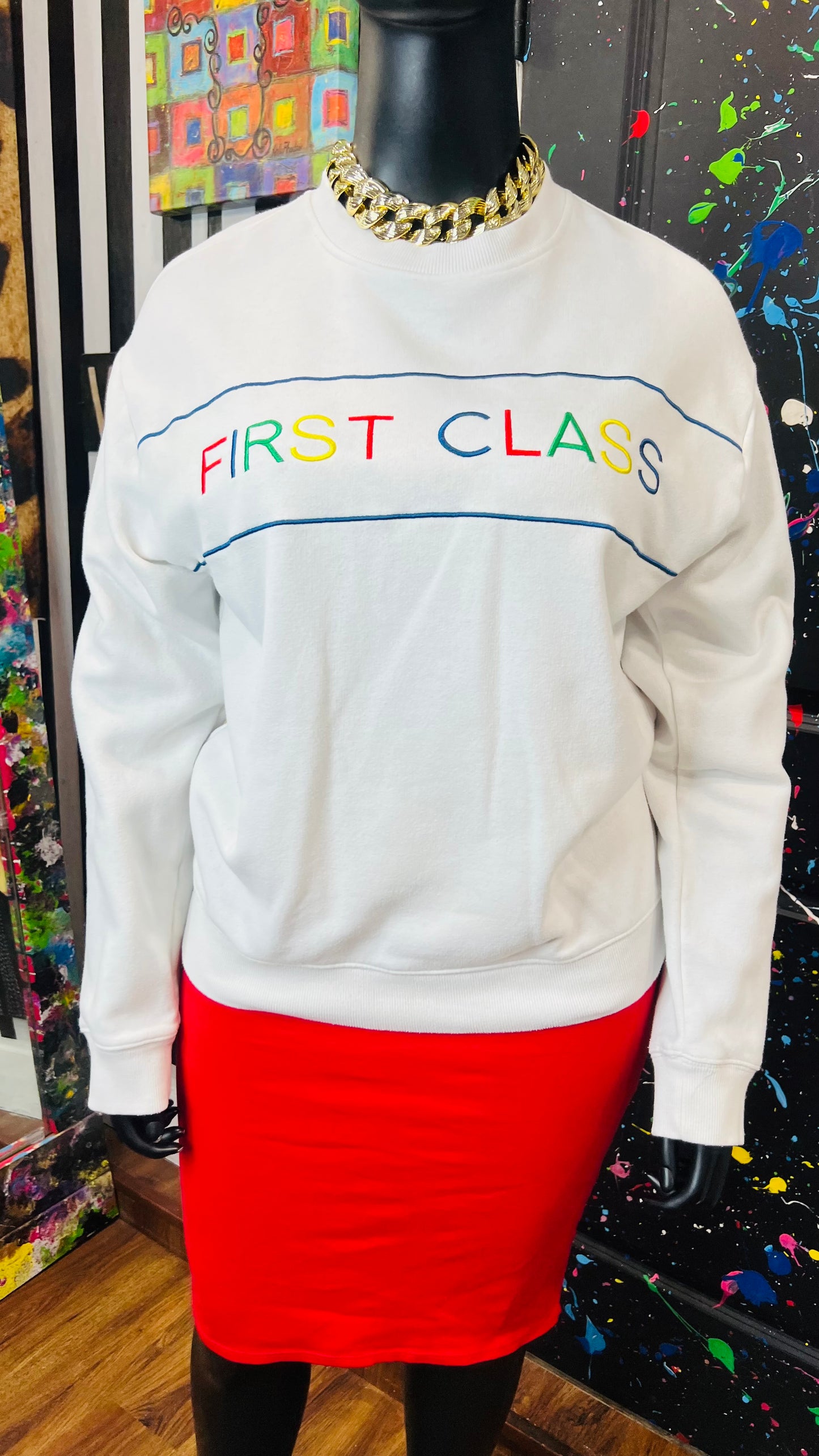 Color Block First Class Sweat Shirt (18)