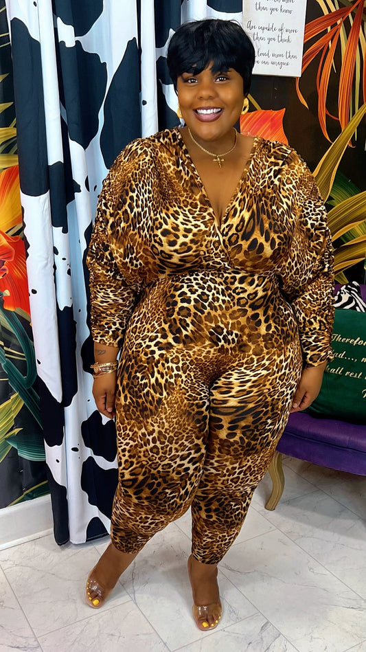 Plus Size Vintage Inspired -Treasures Jumpsuit