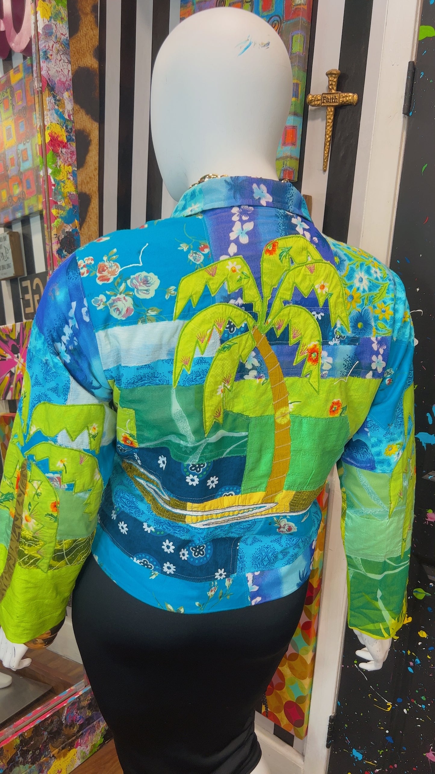 Vintage Sandy Starkman Abstract Jacket (14)