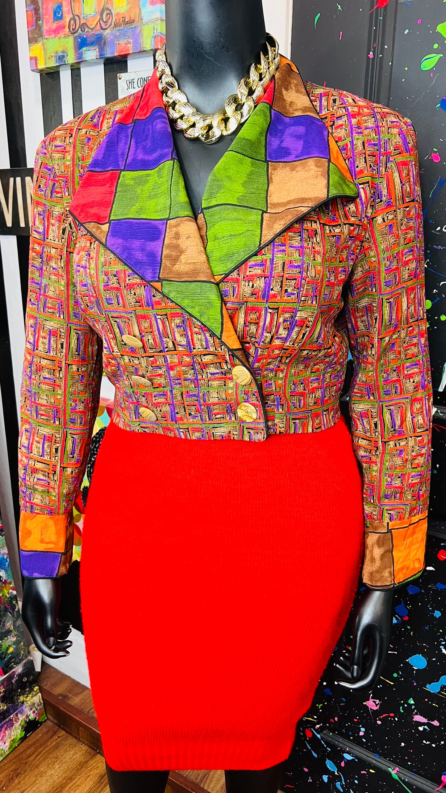 Vintage Platinum Blazer (14)