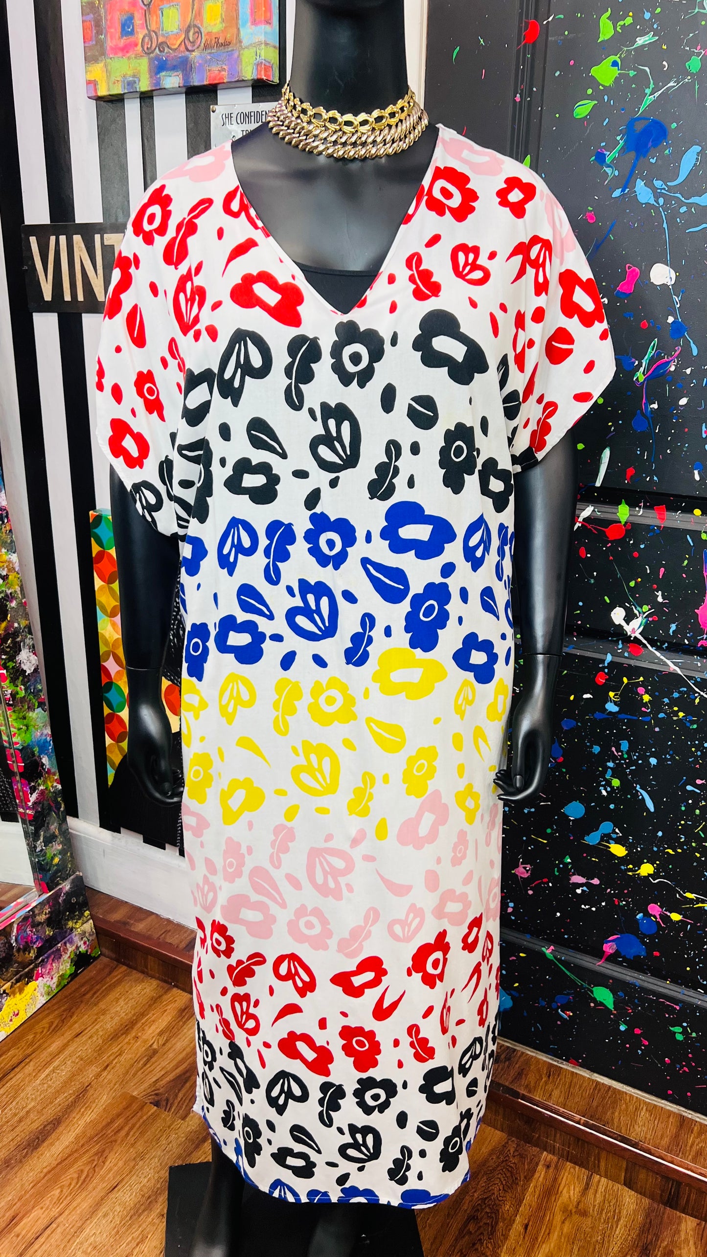 Eloquii Kaftan Dress (22/24)