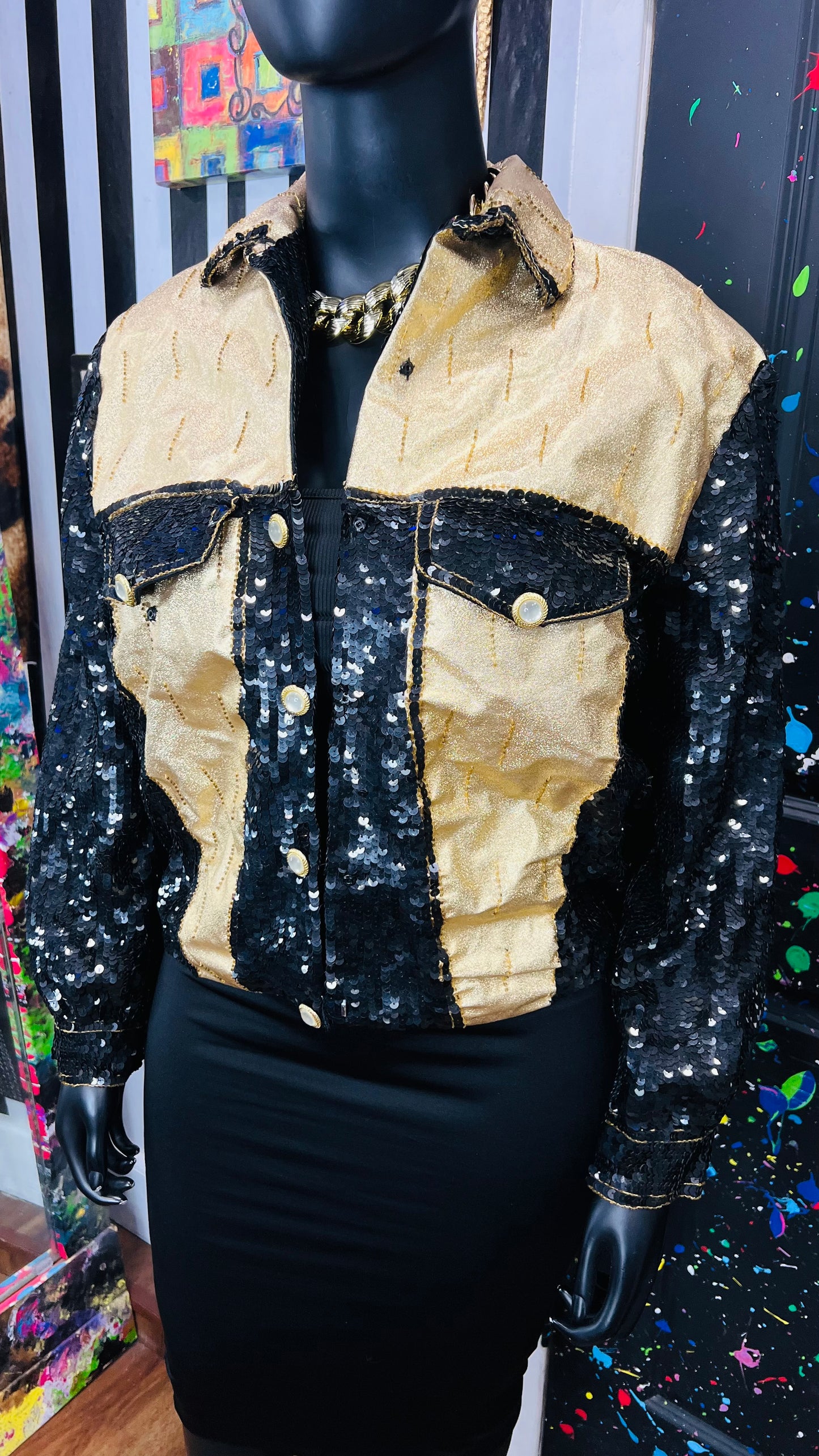Vintage Modi Sequin Jacket (16)