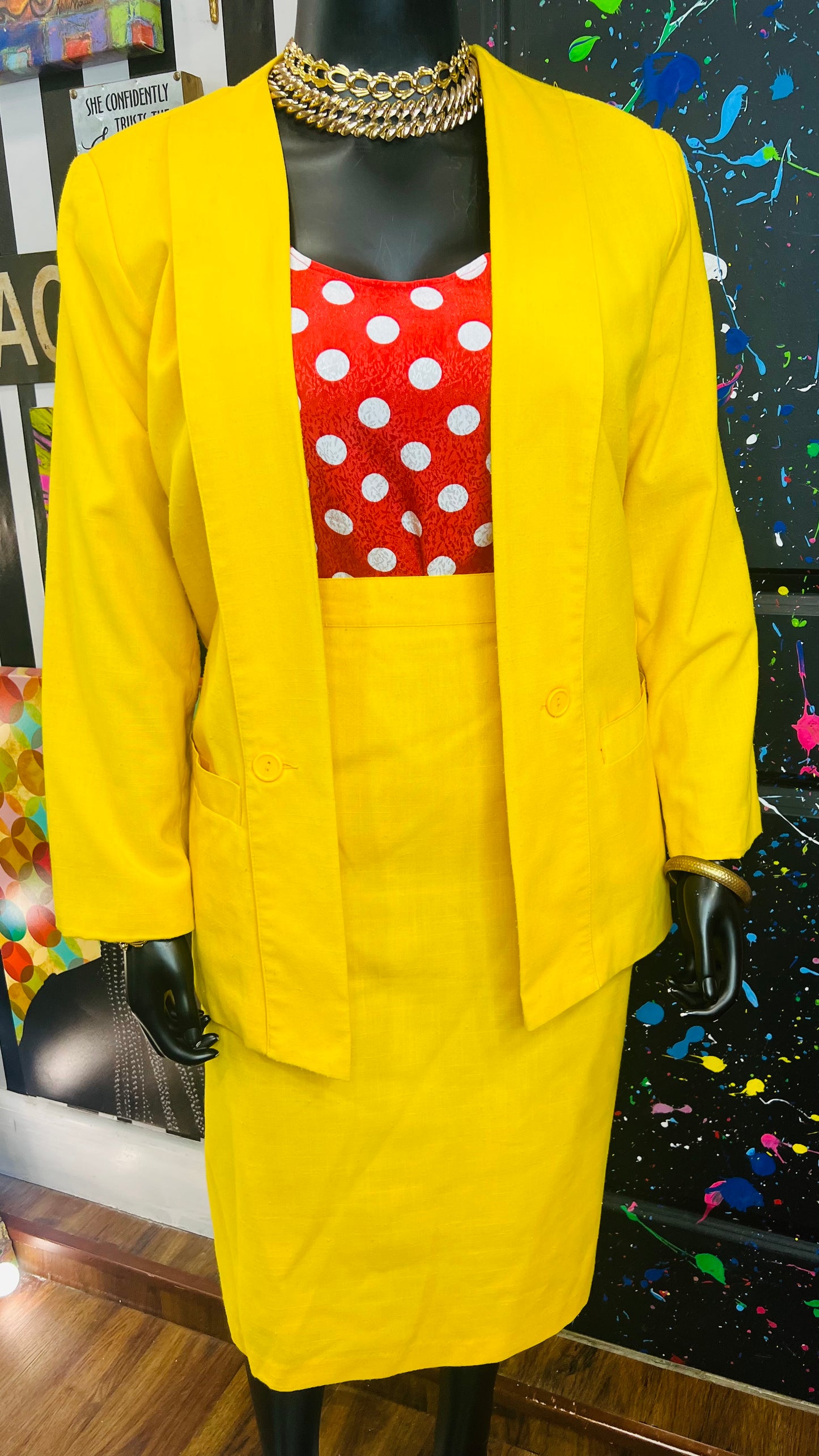 Vintage Diana Marco Suit (22W)