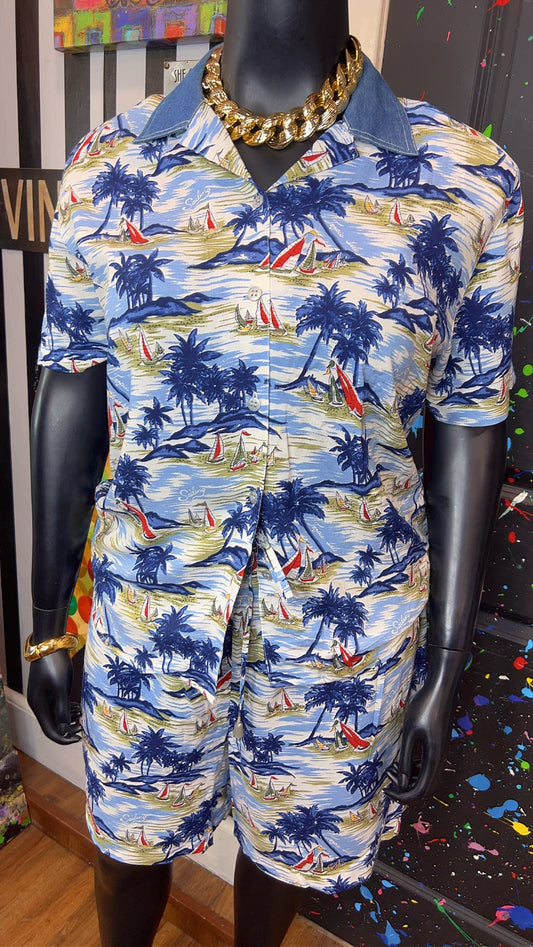 Vintage Tropical Shorts Set (16)