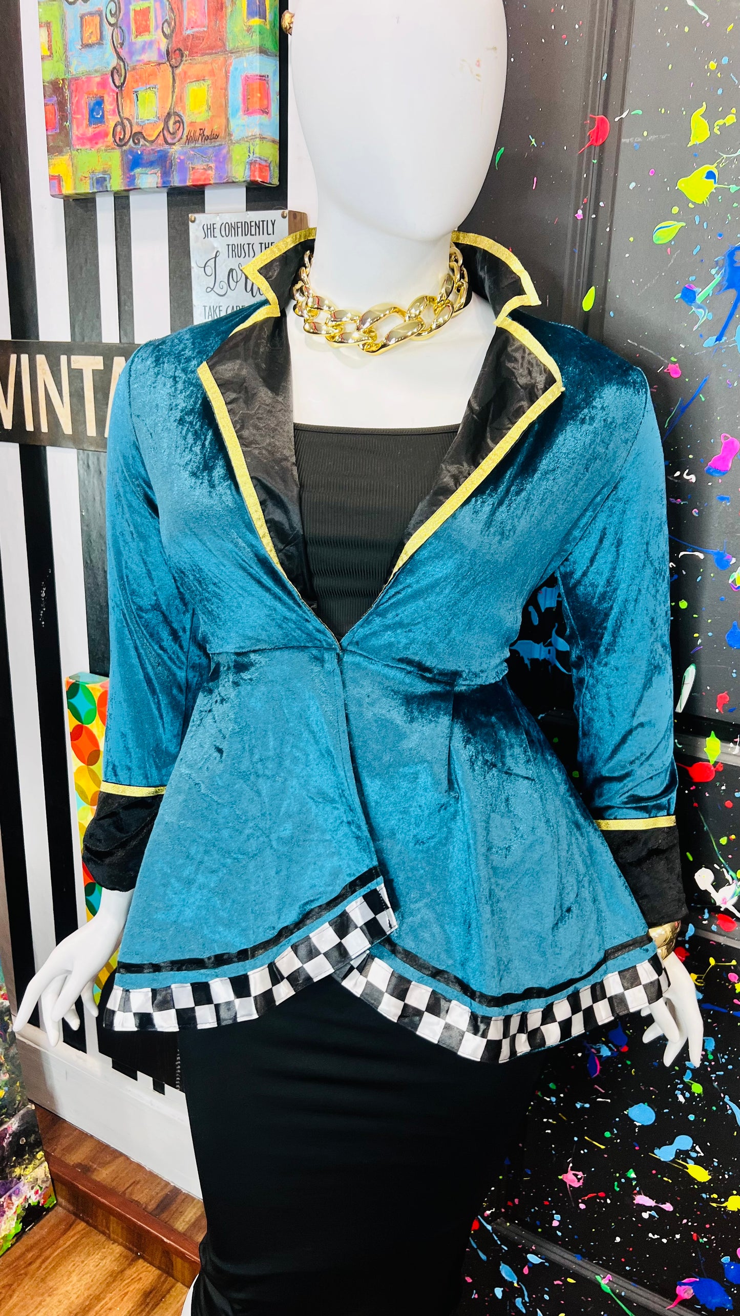 Teal & Gold Blazer (16)