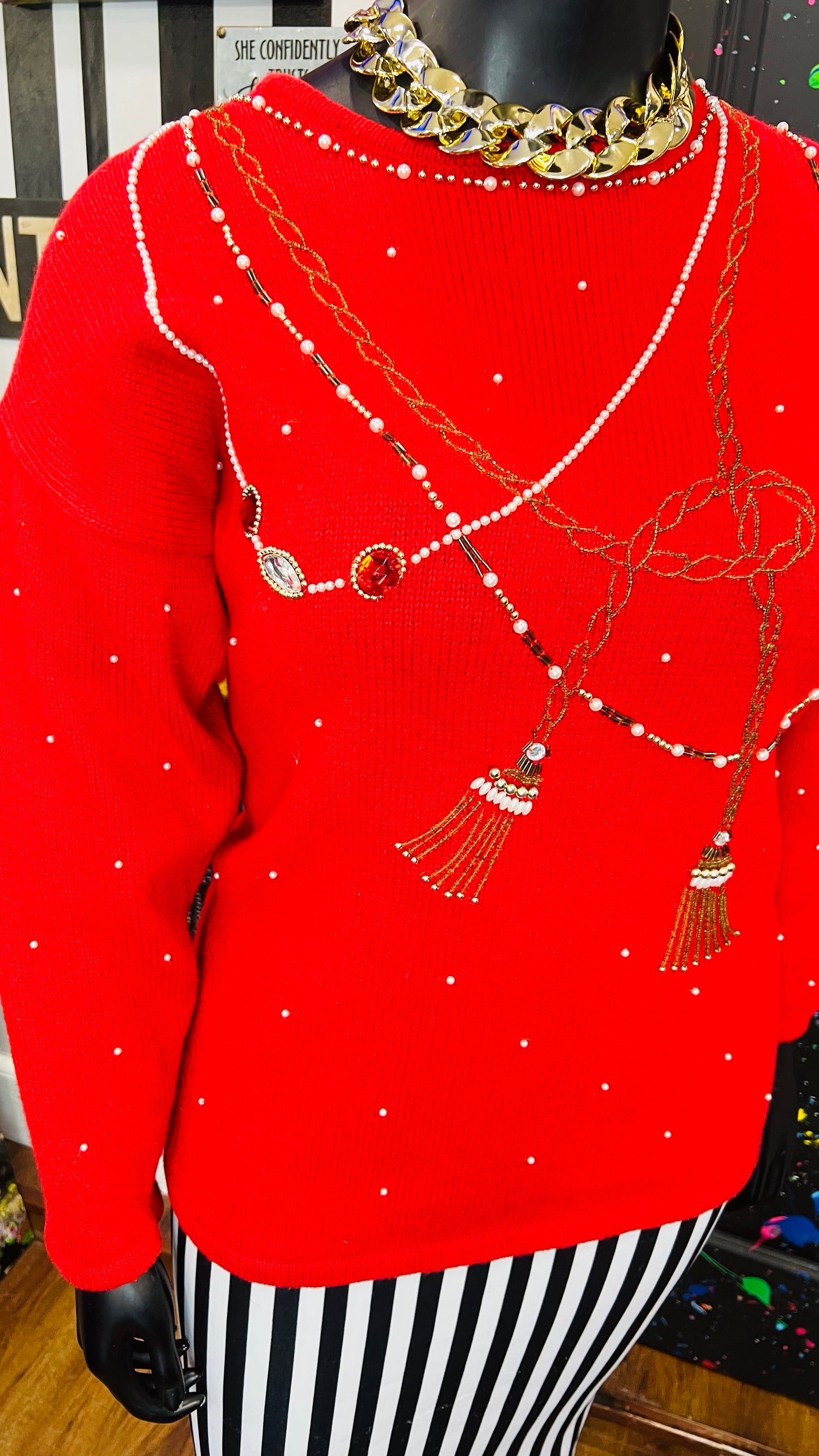 Vintage Sequin Sweater (18)