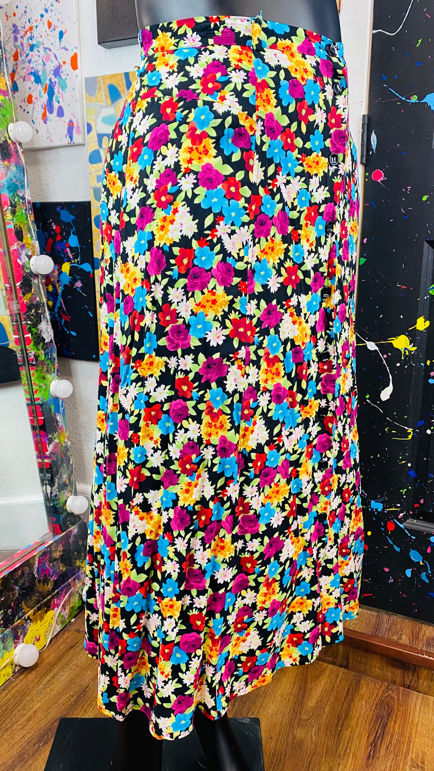Vintage Floral Skirt