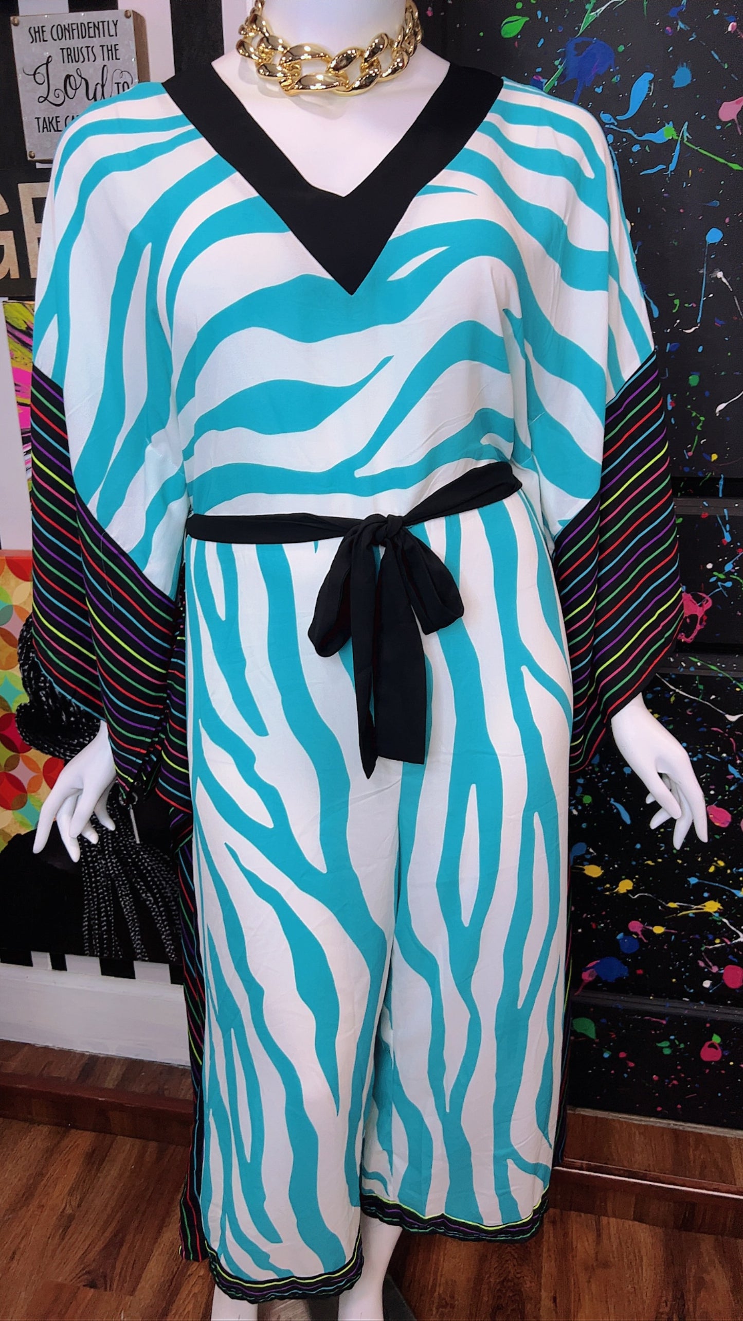 Ashley Stewart Striped Jumpsuit (18/20)