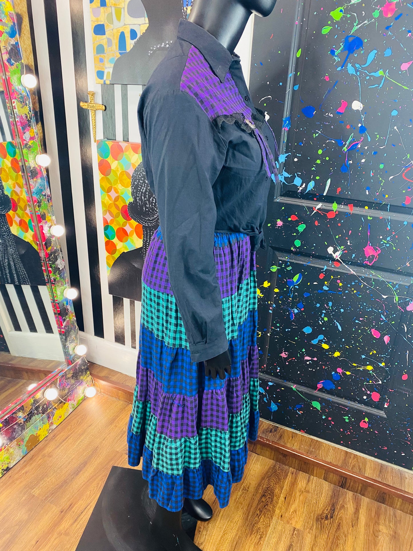 Vintage Scottsdale Image West 2pc Skirt Set