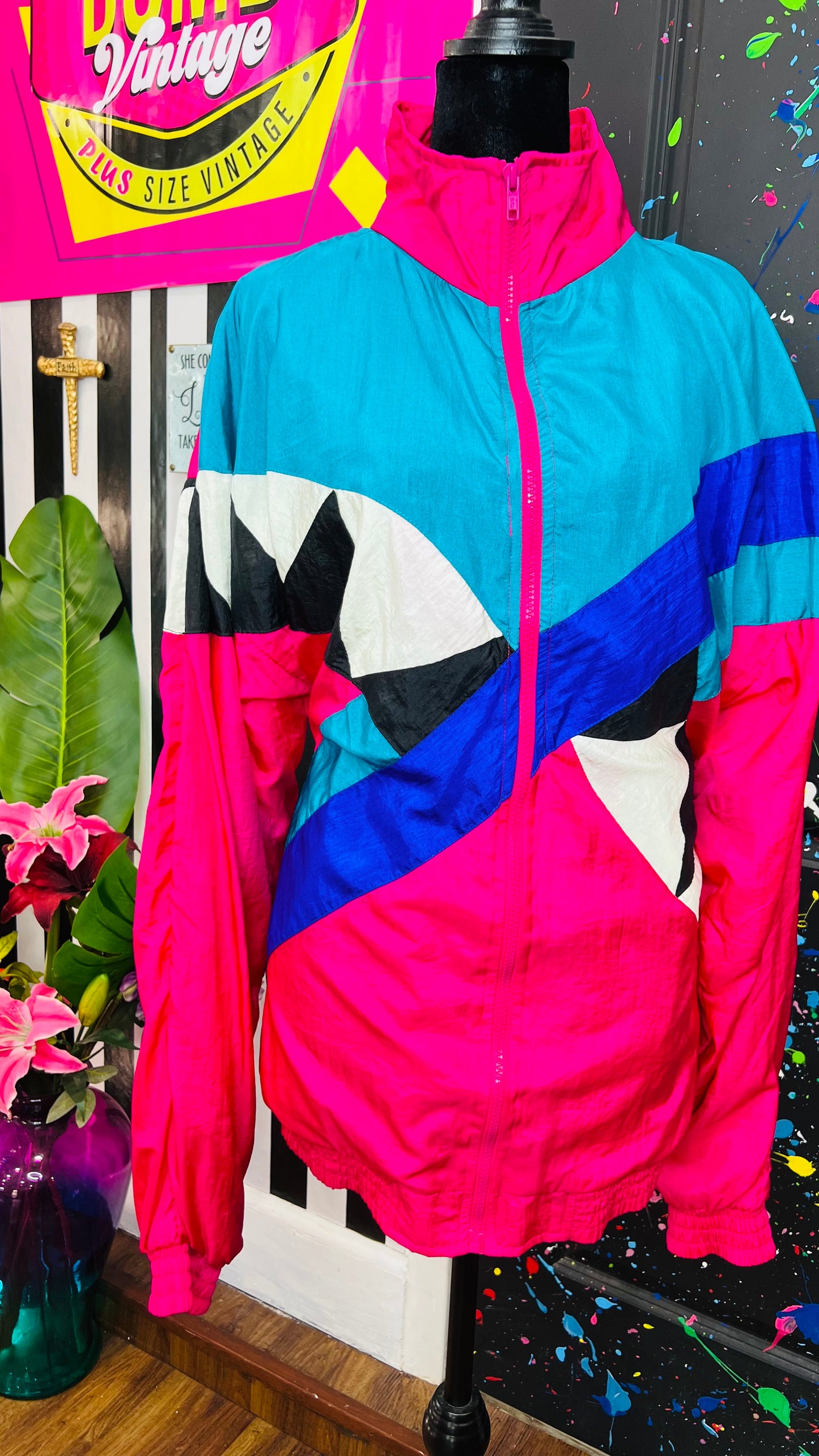 Vintage 80s 90s Windbreaker Jacket