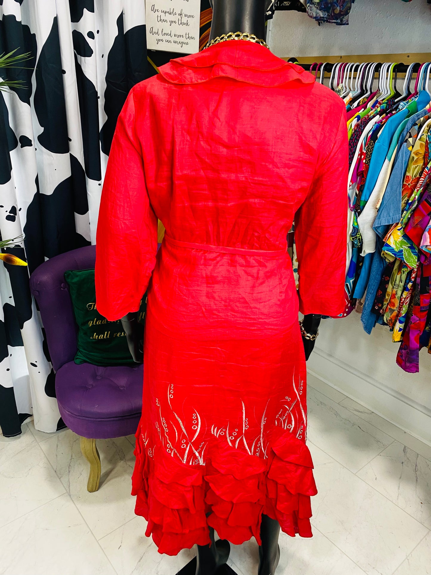 Vintage 3 Piece Skirt Set
