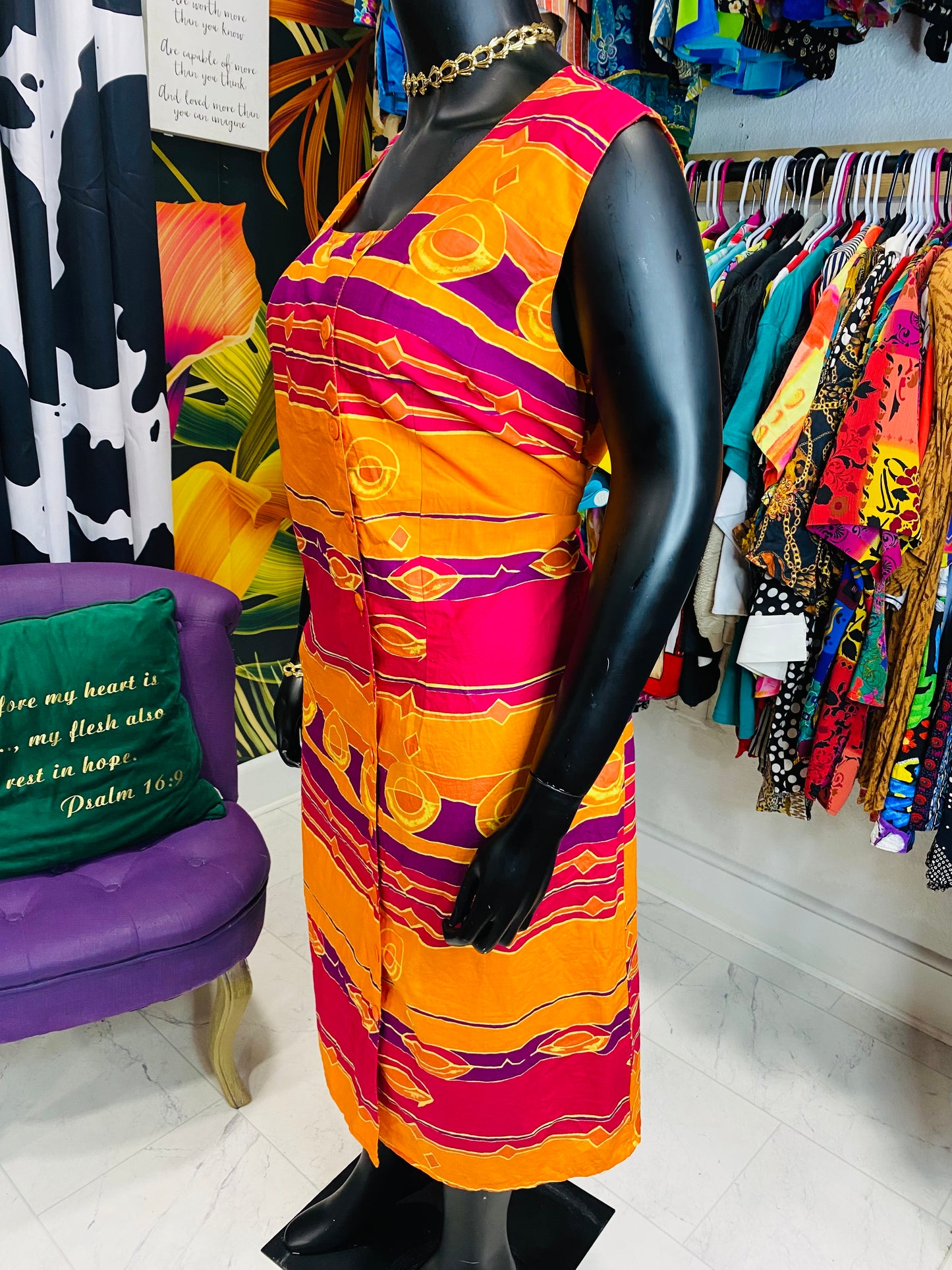 Vintage Sleeveless Dress