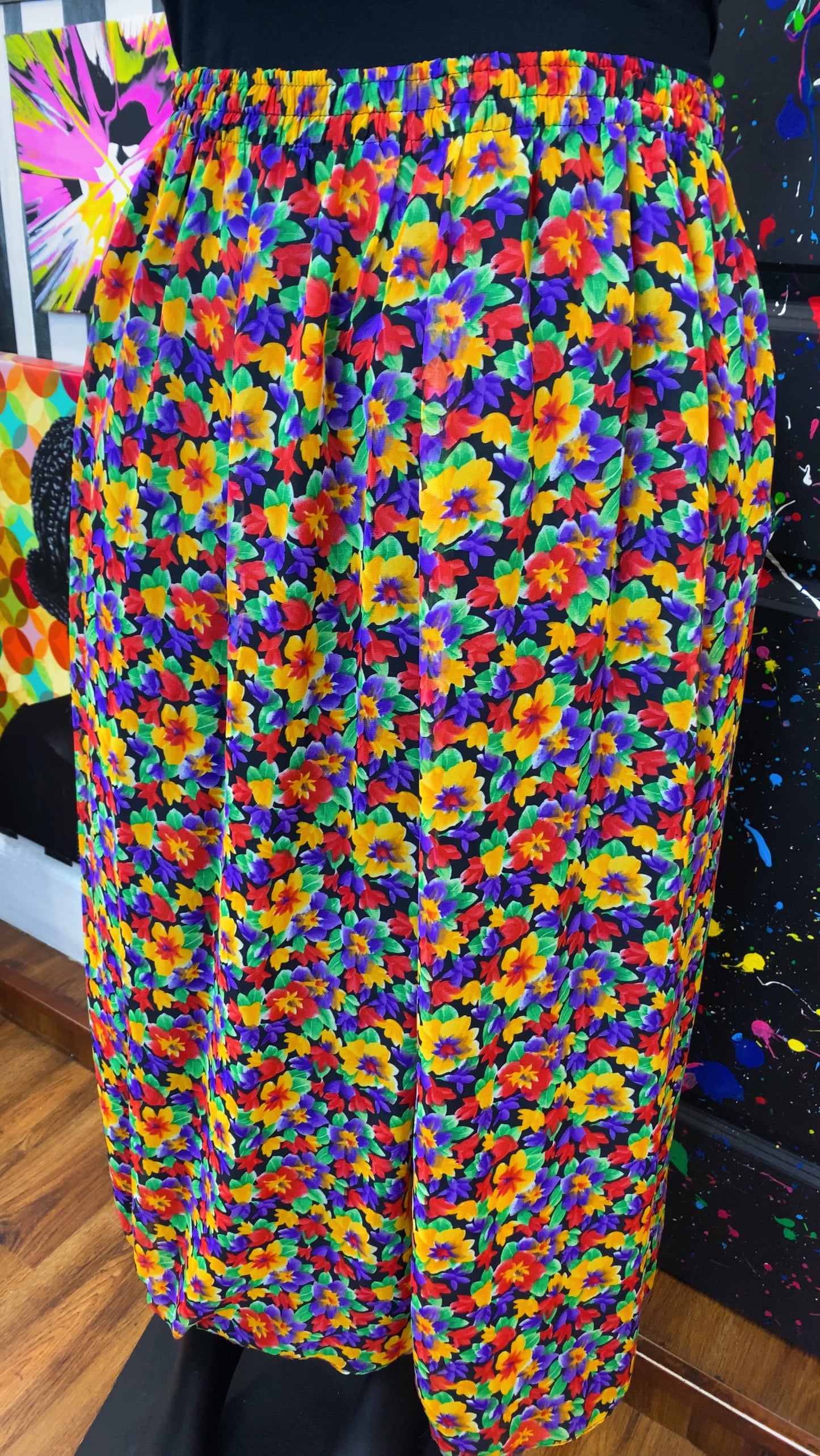 Vintage Floral Skirt (20/22)