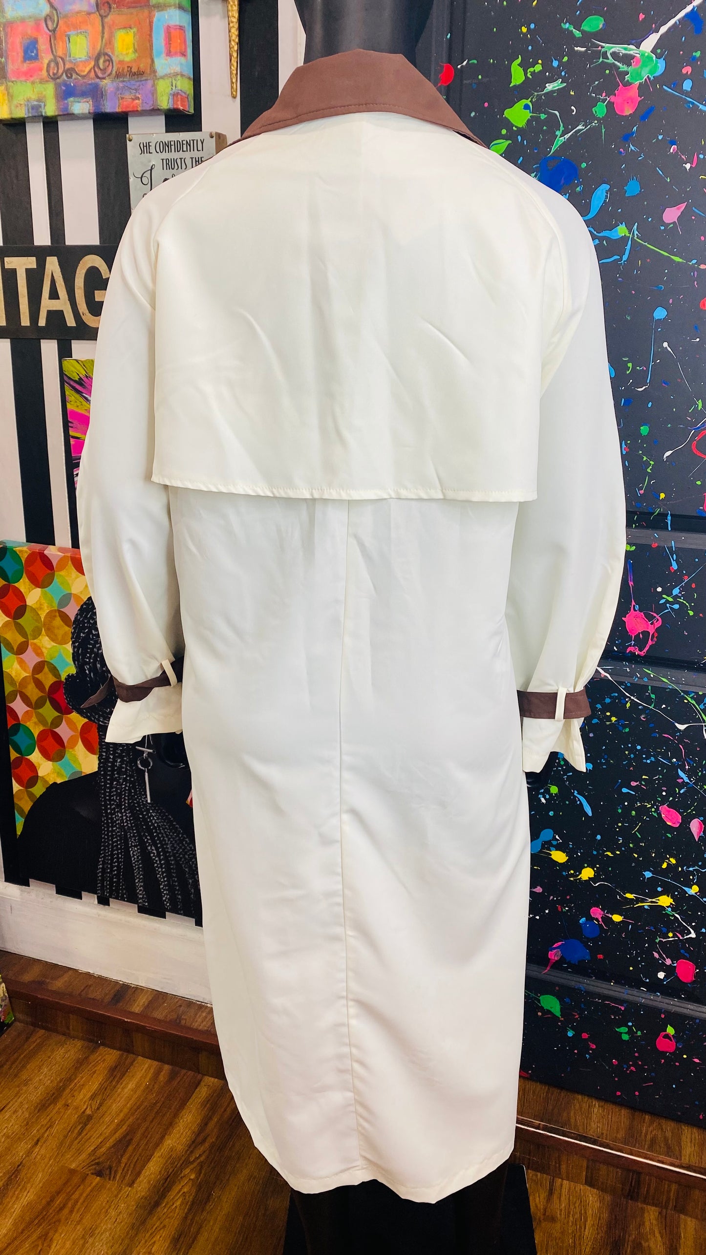 Modern Light Brown & Beige Trench Coat (22)