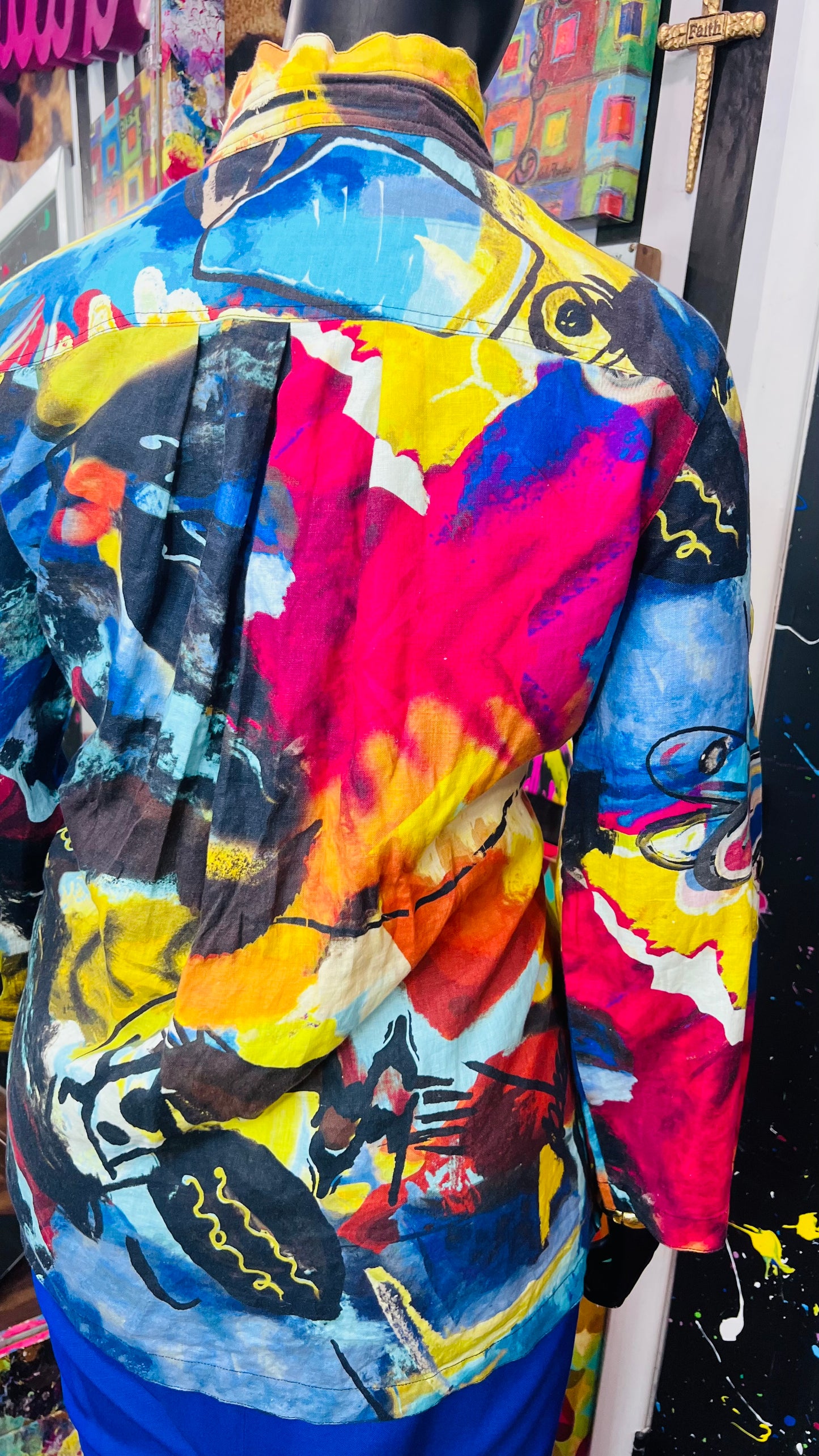 Abstract Water Color Blouse (20)