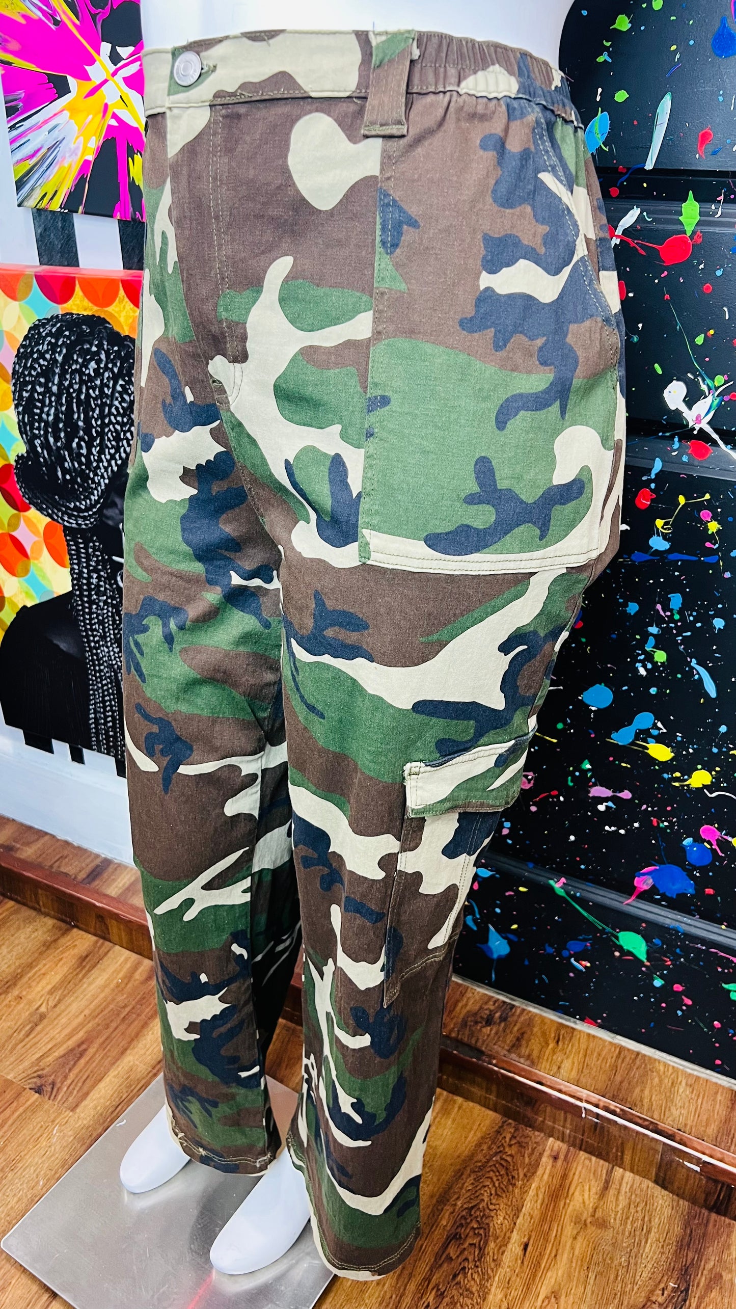 Camo Cargo Pants - Good Stretch (22)