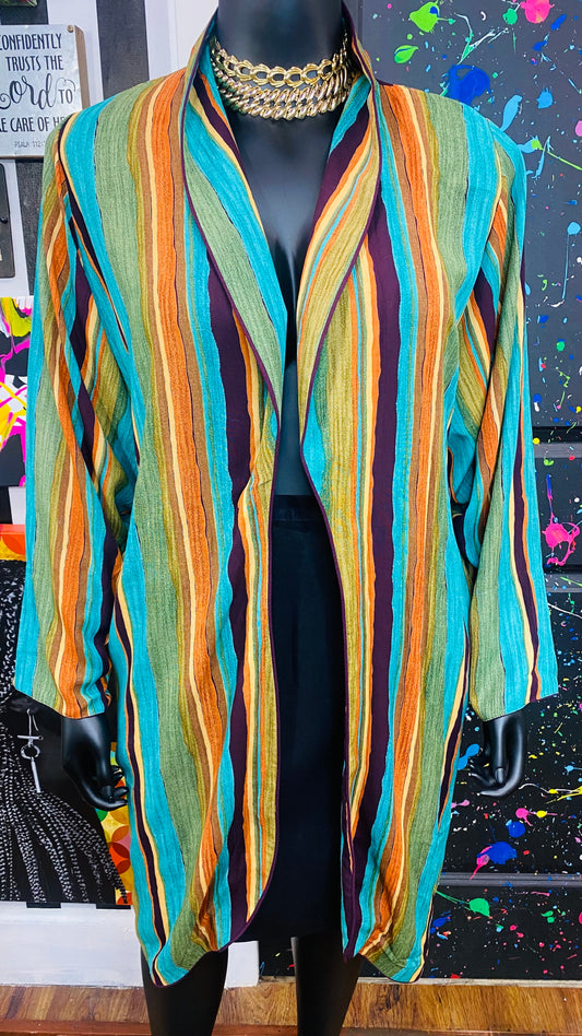 Vintage Karen Kane Rayon Duster (20)